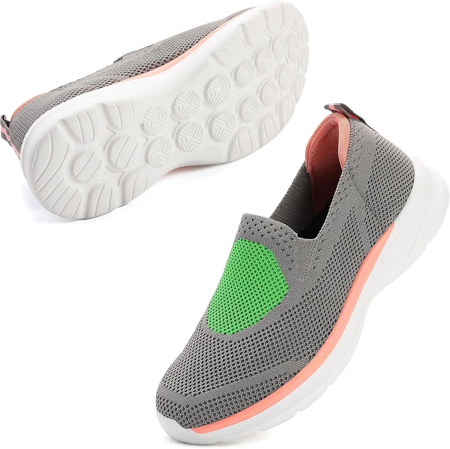 کفش های دویدن زنانه JFbaha، کفش های پیاده روی لغزنده، بافتنی کشسان، راحت، تنفس پذیر، سبک وزن، ورزشی، یوگا، کفش های روزمره آسان کفش های دویدن زنانه JFbaha، کفش های پیاده روی لغزنده، بافتنی کشسان، راحت، تنفس پذیر، سبک وزن، ورزشی، یوگا، کفش های روزمره آسان