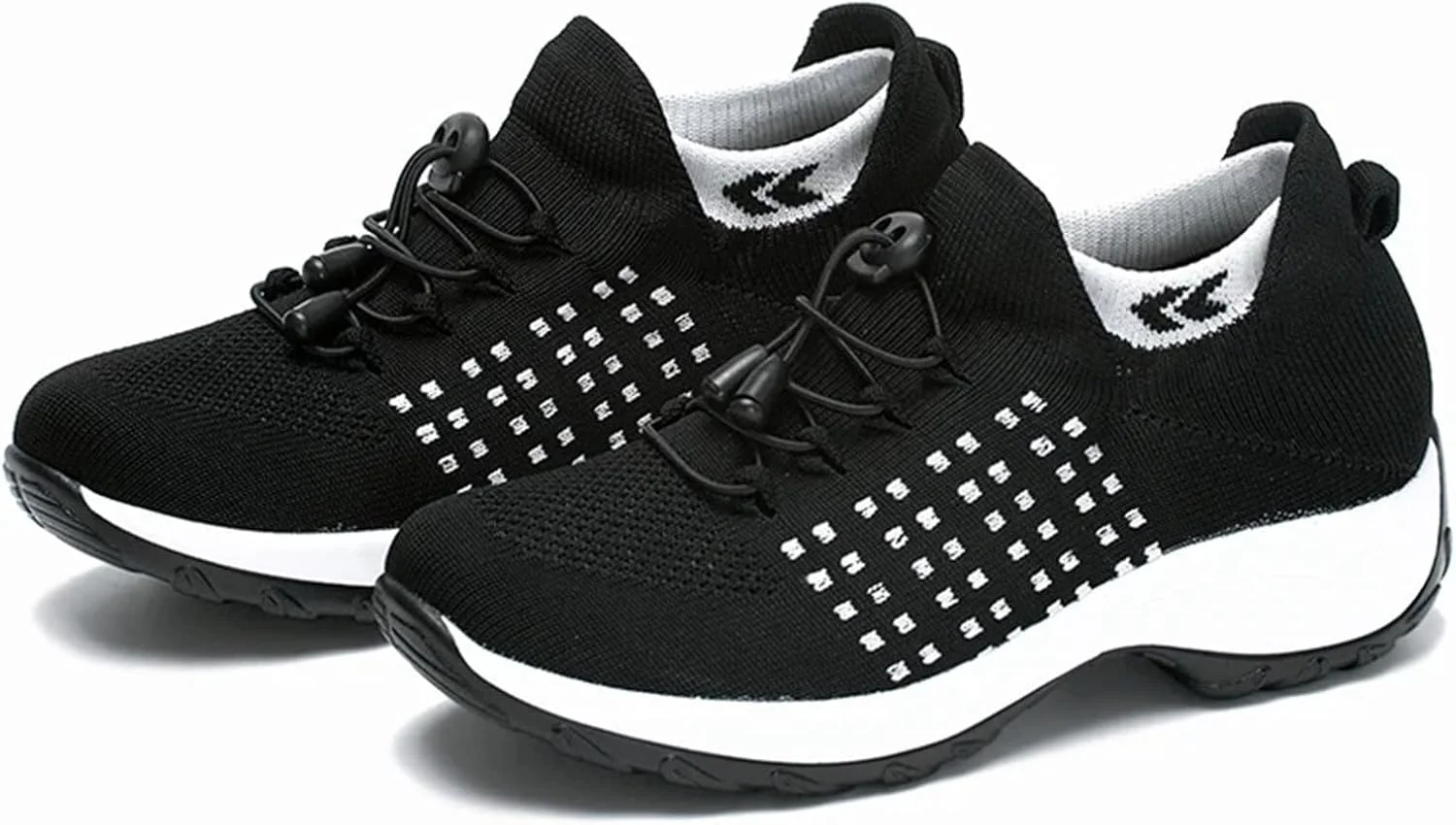 کفش کتانی فشن JEUROT زنانه مردانه جورابی بافتنی ضد لغزش کفش تنیس پیاده روی کفش های پلتفرم سبک وزن تنفسی