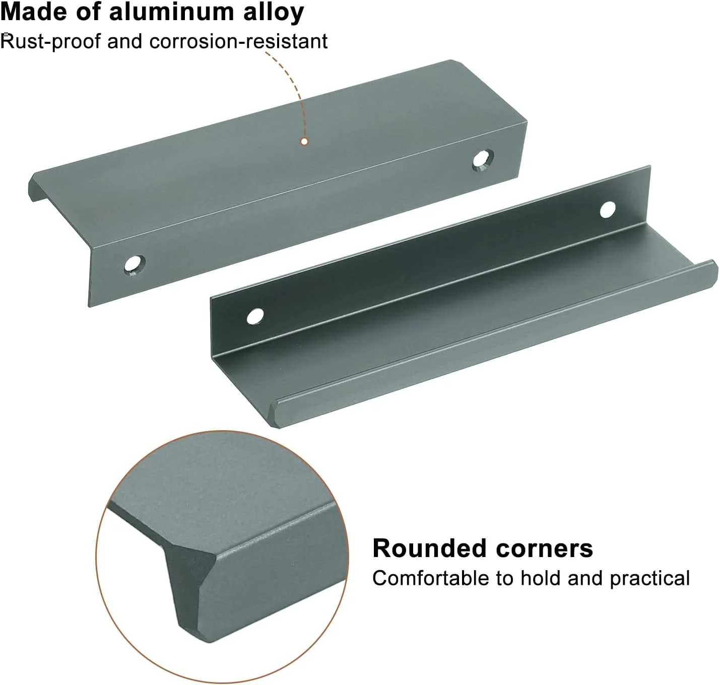 دستگیره مخفی لبه انگشتی کابینت سورسیینگ مپ، 10 عدد، 120 میلی متر / 4.72 اینچ، دستگیره های مخفی پشتی نصب شده از جنس آلیاژ آلومینیوم، دستگیره پنهان برای کشو کابینت آشپزخانه منزل، خاکستری دستگیره مخفی لبه انگشتی کابینت سورسیینگ مپ، 10 عدد، 120 میلی متر / 4.72 اینچ، دستگیره های مخفی پشتی نصب شده از جنس آلیاژ آلومینیوم، دستگیره پنهان برای کشو کابینت آشپزخانه منزل، خاکستری