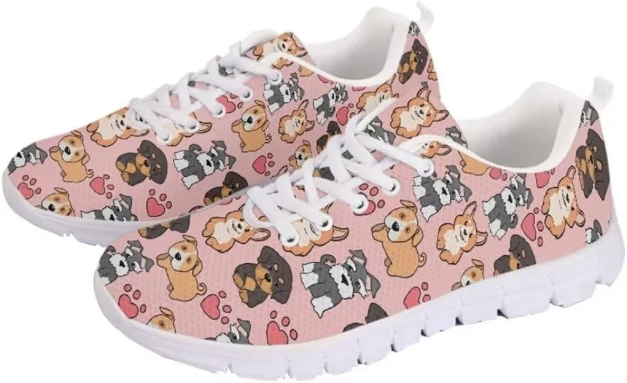 کفش های دویدن فضای باز یونی‌سکس Jeiento - سفید با چند رنگ - زنانه، مردانه، نوجوان - ضد لغزش، تنفس پذیر، انعطاف پذیر - دویدن، تمرینات ورزشی - غیر رسمی، بهار، تابستان، پاییز