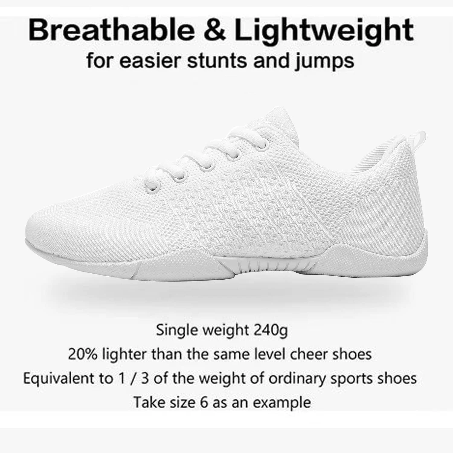 کفش های تشویق کننده HWJHMX دخترانه زنانه سفید کفش رقص کفش های ورزشی مد روز تشویق کننده جوانان کفش های ورزشی تمرینی کفش های تخت ورزشی کفش های تشویق کننده HWJHMX دخترانه زنانه سفید کفش رقص کفش های ورزشی مد روز تشویق کننده جوانان کفش های ورزشی تمرینی کفش های تخت ورزشی