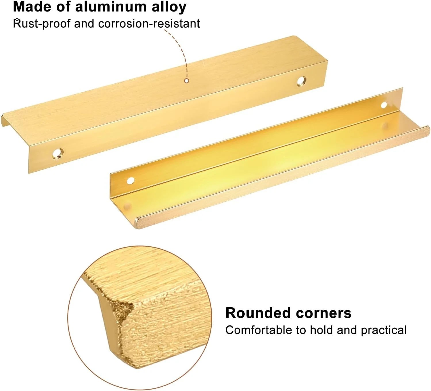 سورسینگ مپ دستگیره لبه انگشتی کابینت، 5 عدد، 200 میلی متر / 7.87 اینچ، دستگیره مخفی پشتی کابینت از جنس آلیاژ آلومینیوم، دستگیره پنهان برای کابینت کشو آشپزخانه منزل، طلایی سورسینگ مپ دستگیره لبه انگشتی کابینت، 5 عدد، 200 میلی متر / 7.87 اینچ، دستگیره مخفی پشتی کابینت از جنس آلیاژ آلومینیوم، دستگیره پنهان برای کابینت کشو آشپزخانه منزل، طلایی