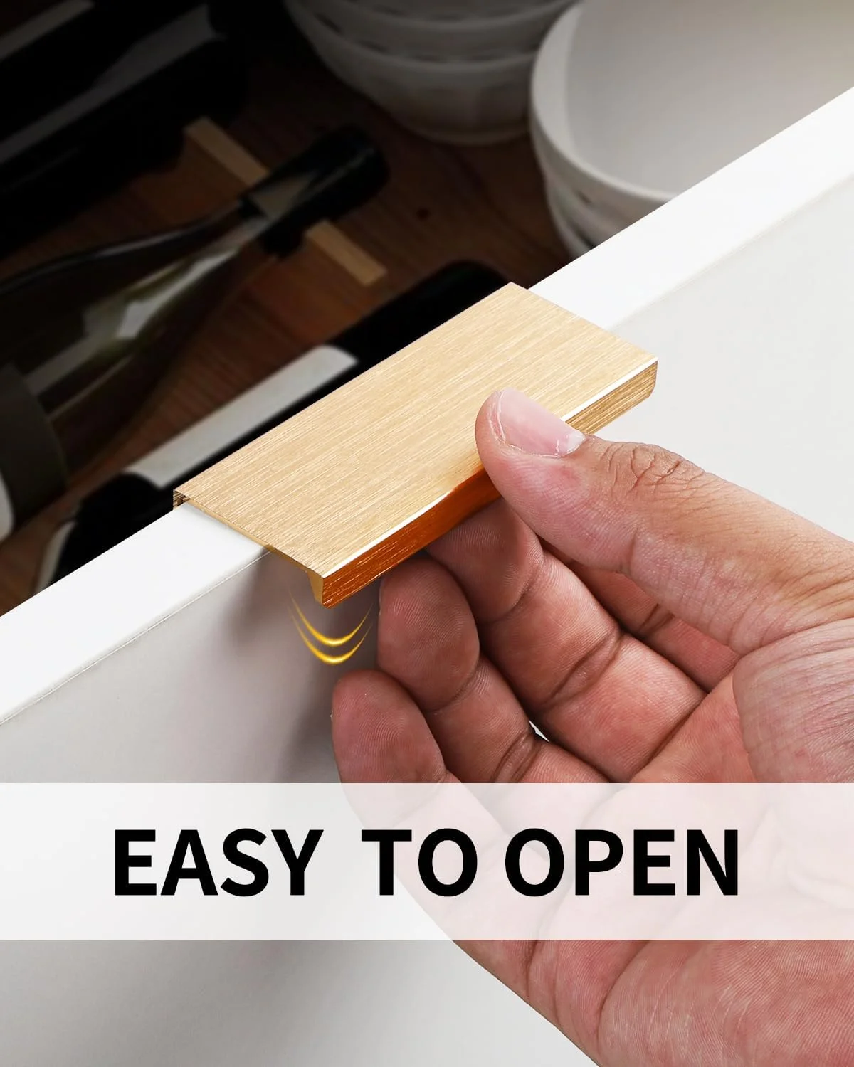 بسته 5 عددی دستگیره کابینت چسبی 3 اینچی BaiNong، دستگیره های طلایی چسبی، دستگیره انگشتی کابینت، دستگیره لبه کشو، دستگیره انگشتی برای کابینت، دستگیره های مخفی درز، دستگیره های تخت بسته 5 عددی دستگیره کابینت چسبی 3 اینچی BaiNong، دستگیره های طلایی چسبی، دستگیره انگشتی کابینت، دستگیره لبه کشو، دستگیره انگشتی برای کابینت، دستگیره های مخفی درز، دستگیره های تخت