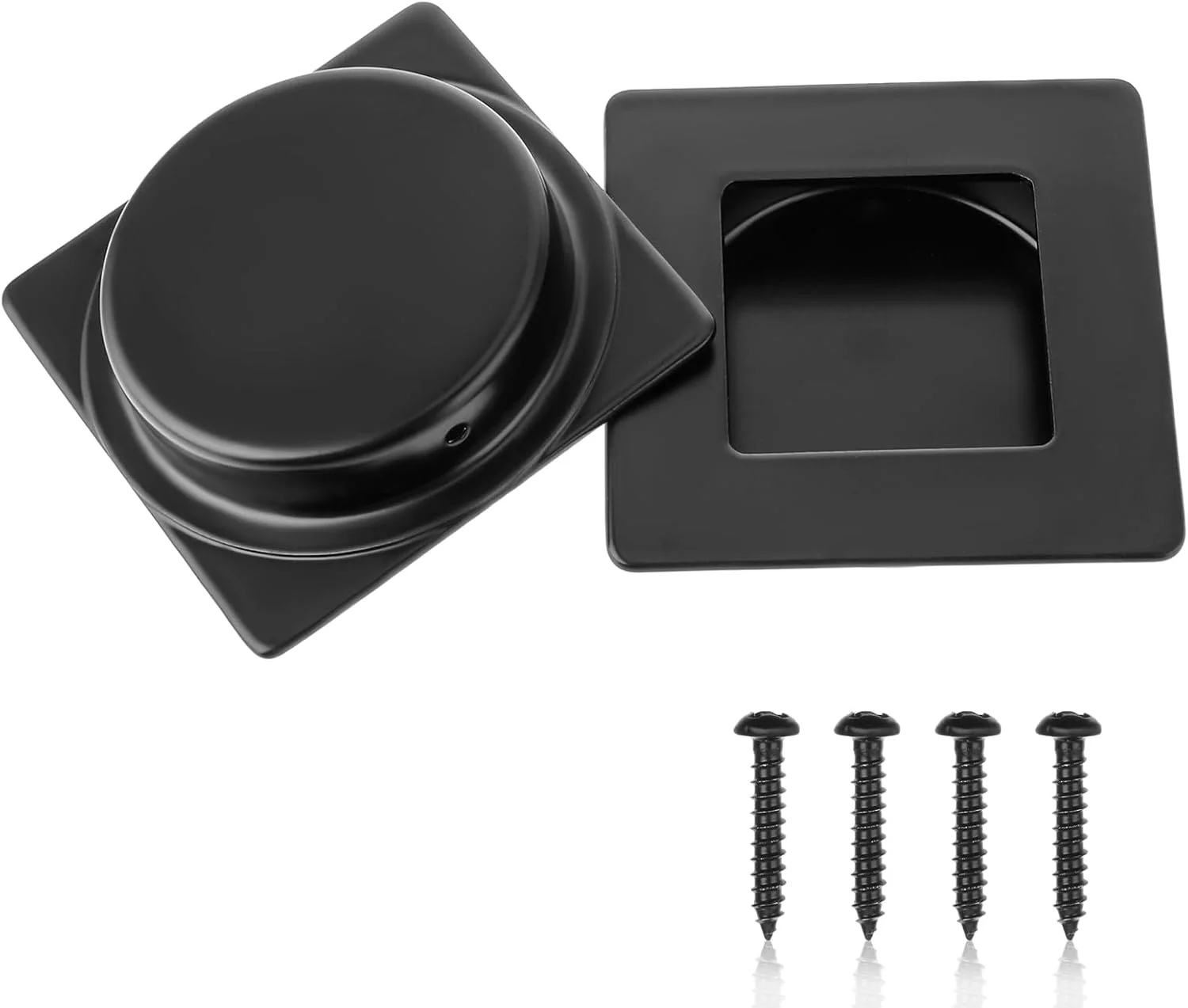 دستگیره درب کشویی توکار مربع آبئیلو، مناسب برای درب های کمد دیواری و کشویی، به همراه پیچ، نصب آسان، مناسب برای درب کمد، درب کابینت، درب کشویی و درب انبار (مشکی) دستگیره درب کشویی توکار مربع آبئیلو، مناسب برای درب های کمد دیواری و کشویی، به همراه پیچ، نصب آسان، مناسب برای درب کمد، درب کابینت، درب کشویی و درب انبار (مشکی)