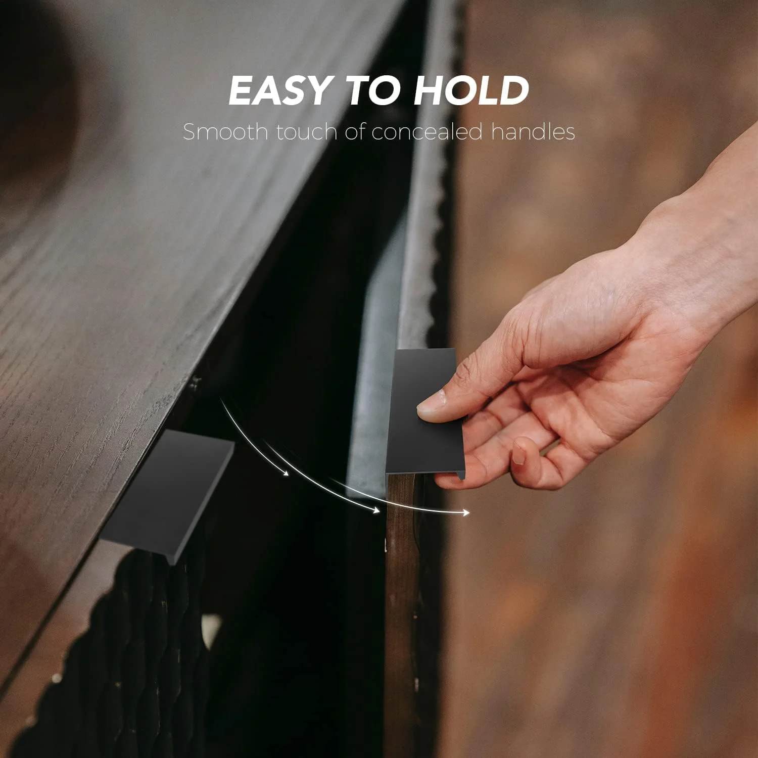 دستگیره مخفی کابینت مشکی 6 عددی، دستگیره لبه ای 80 میلی متری، دستگیره مدرن کشو، دستگیره مخفی مینیمالیستی مشکی مات برای کشو آشپزخانه دستگیره مخفی کابینت مشکی 6 عددی، دستگیره لبه ای 80 میلی متری، دستگیره مدرن کشو، دستگیره مخفی مینیمالیستی مشکی مات برای کشو آشپزخانه