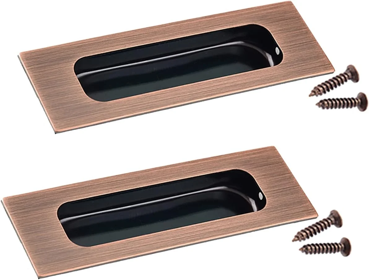 دستگیره های کابینت، دستگیره لبه انگشتی، دستگیره درب کشو، استیل ضد زنگ، دستگیره درب کشویی، سبک مدرن، دستگیره مخفی برای درب کشو کابینت (برنز قرمز 2 عدد) دستگیره های کابینت، دستگیره لبه انگشتی، دستگیره درب کشو، استیل ضد زنگ، دستگیره درب کشویی، سبک مدرن، دستگیره مخفی برای درب کشو کابینت (برنز قرمز 2 عدد)