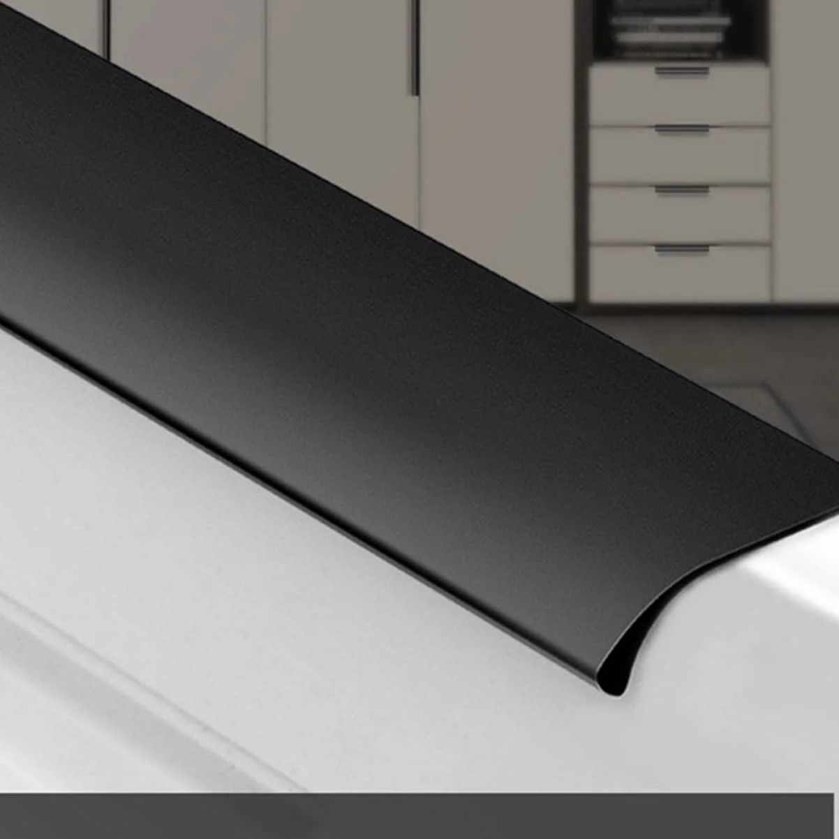 دستگیره کابینت کشویی مشکی، دستگیره های مخفی کابینت، نصب انگشتی مشکی دستگیره کابینت کشویی مشکی، دستگیره های مخفی کابینت، نصب انگشتی مشکی