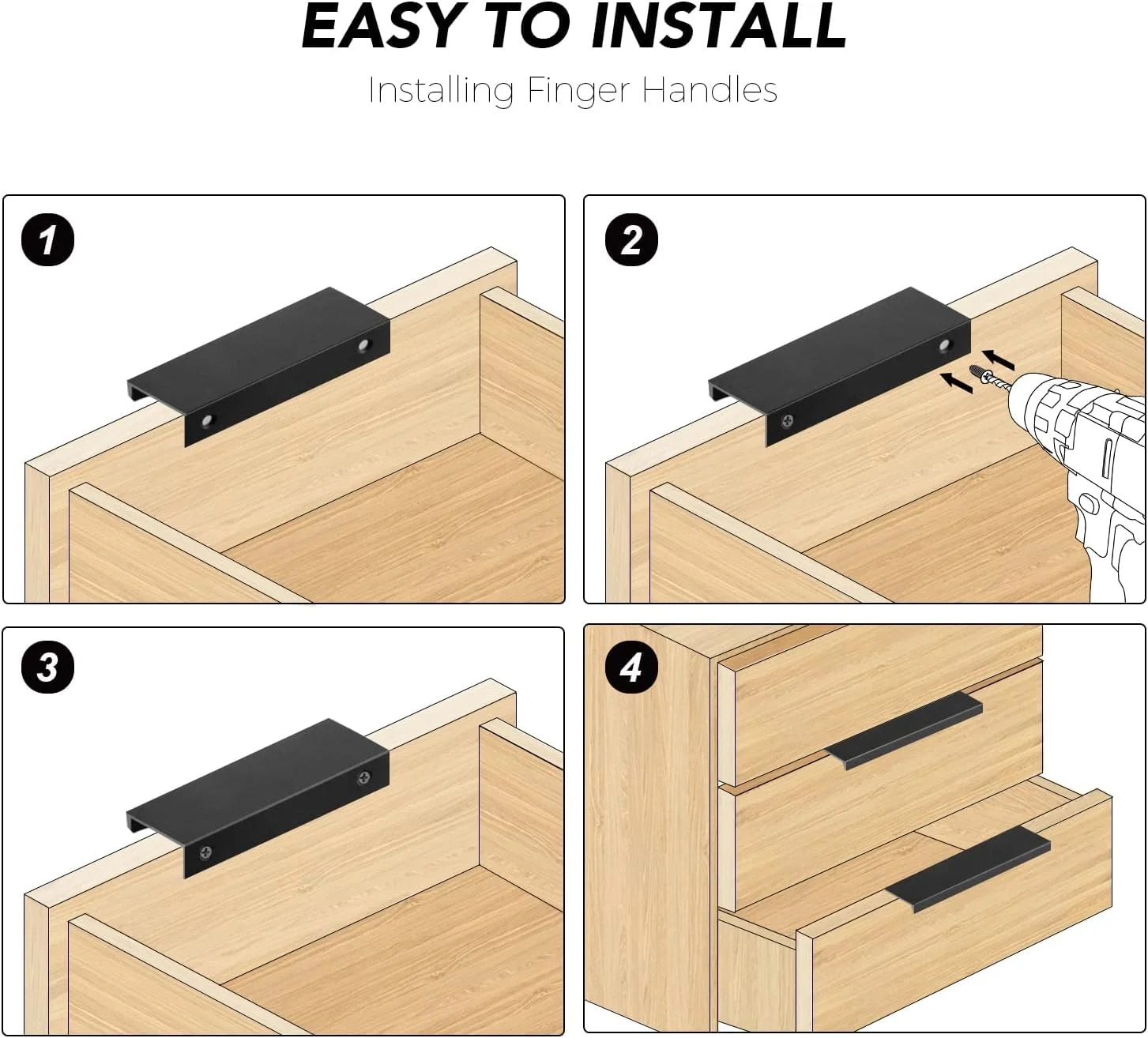 دستگیره مخفی کابینت مشکی 6 عددی، دستگیره لبه ای 80 میلی متری، دستگیره مدرن کشو، دستگیره مخفی مینیمالیستی مشکی مات برای کشو آشپزخانه دستگیره مخفی کابینت مشکی 6 عددی، دستگیره لبه ای 80 میلی متری، دستگیره مدرن کشو، دستگیره مخفی مینیمالیستی مشکی مات برای کشو آشپزخانه