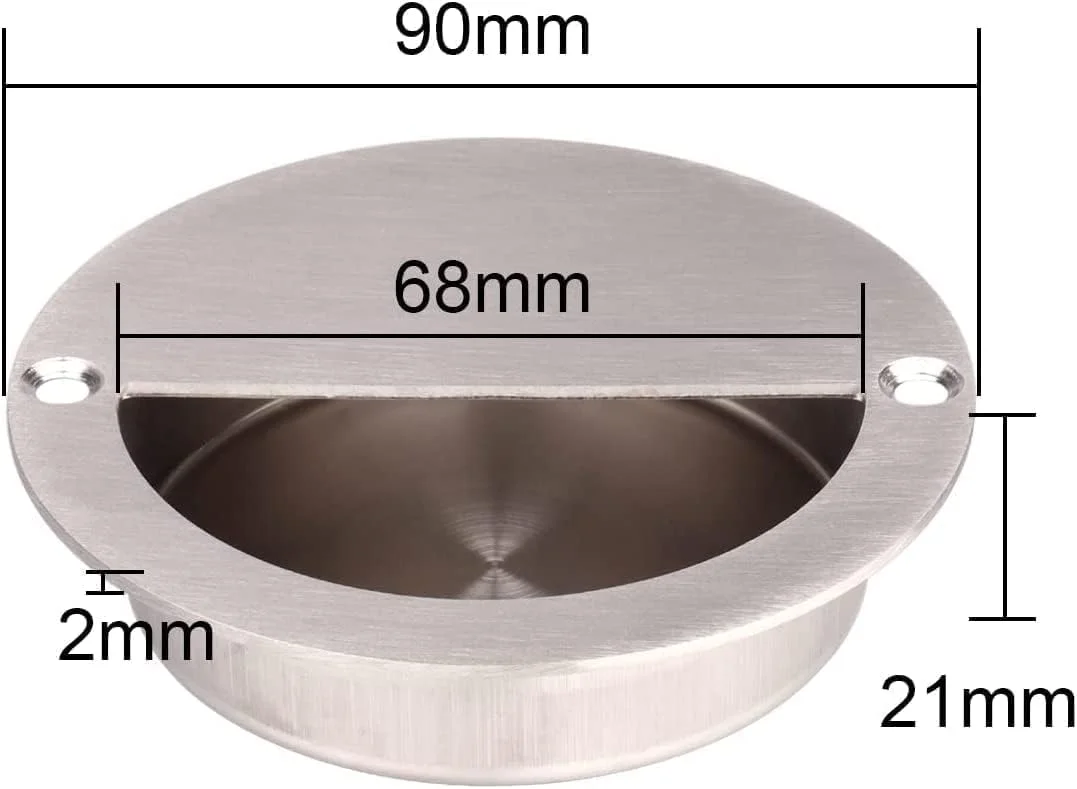 بستگل، 2 عدد دستگیره های کشویی مخفی توکار، دستگیره های گرد استیل ضد زنگ برای کمد، دستگیره های انگشتی همسطح کابینت به همراه پیچ بستگل، 2 عدد دستگیره های کشویی مخفی توکار، دستگیره های گرد استیل ضد زنگ برای کمد، دستگیره های انگشتی همسطح کابینت به همراه پیچ