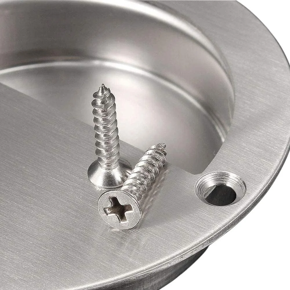 بستگل، 2 عدد دستگیره های کشویی مخفی توکار، دستگیره های گرد استیل ضد زنگ برای کمد، دستگیره های انگشتی همسطح کابینت به همراه پیچ بستگل، 2 عدد دستگیره های کشویی مخفی توکار، دستگیره های گرد استیل ضد زنگ برای کمد، دستگیره های انگشتی همسطح کابینت به همراه پیچ