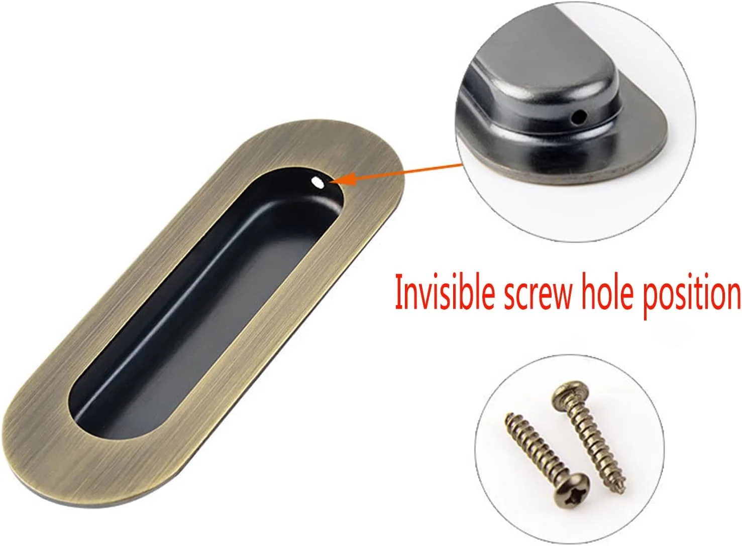 دستگیره های کابینت، دستگیره لبه انگشتی، دستگیره درب کشو، استیل ضد زنگ، دستگیره درب کشویی، سبک مدرن، دستگیره مخفی برای درب کشو کابینت (برنز قرمز 2 عدد) دستگیره های کابینت، دستگیره لبه انگشتی، دستگیره درب کشو، استیل ضد زنگ، دستگیره درب کشویی، سبک مدرن، دستگیره مخفی برای درب کشو کابینت (برنز قرمز 2 عدد)