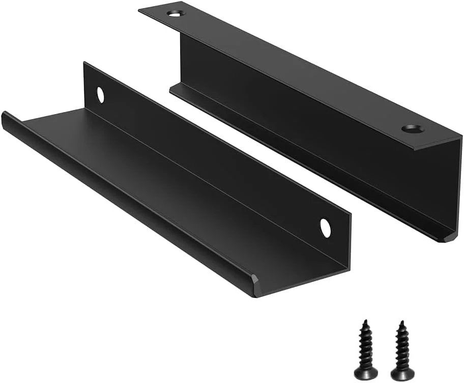 دستگیره مخفی درب کابینت و کشو لبه مشکی آلیاژ آلومینیوم 5 عددی، دستگیره میله ای انگشتی سخت افزار مبلمان پنهان نصب شده در پشت برای آشپزخانه حمام 150 میلی متر (5.9 اینچ) دستگیره مخفی درب کابینت و کشو لبه مشکی آلیاژ آلومینیوم 5 عددی، دستگیره میله ای انگشتی سخت افزار مبلمان پنهان نصب شده در پشت برای آشپزخانه حمام 150 میلی متر (5.9 اینچ)