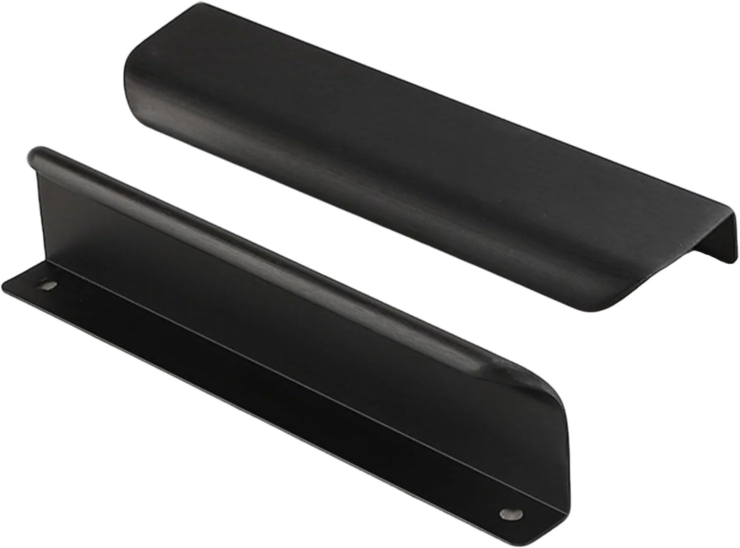 دستگیره لبه انگشتی آلیاژ آلومینیوم مشکی برای کابینت، کشو و کمد، سبک مدرن، 10 عددی (طول 150 میلی متر) دستگیره لبه انگشتی آلیاژ آلومینیوم مشکی برای کابینت، کشو و کمد، سبک مدرن، 10 عددی (طول 150 میلی متر)