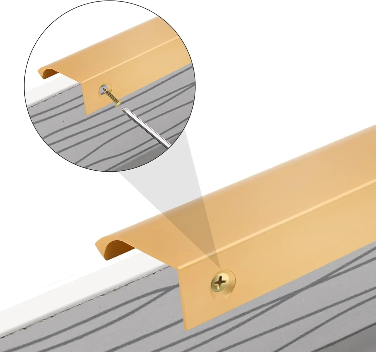 دستگیره مخفی لبه ای کمانی آلومینیومی Bivethoi بسته 10 عددی، 120 میلی متر / 4.72 اینچ، دستگیره پشتی برای درب کابینت کشو آشپزخانه به همراه پیچ و پیچ گوشتی - رزگلد دستگیره مخفی لبه ای کمانی آلومینیومی Bivethoi بسته 10 عددی، 120 میلی متر / 4.72 اینچ، دستگیره پشتی برای درب کابینت کشو آشپزخانه به همراه پیچ و پیچ گوشتی - رزگلد