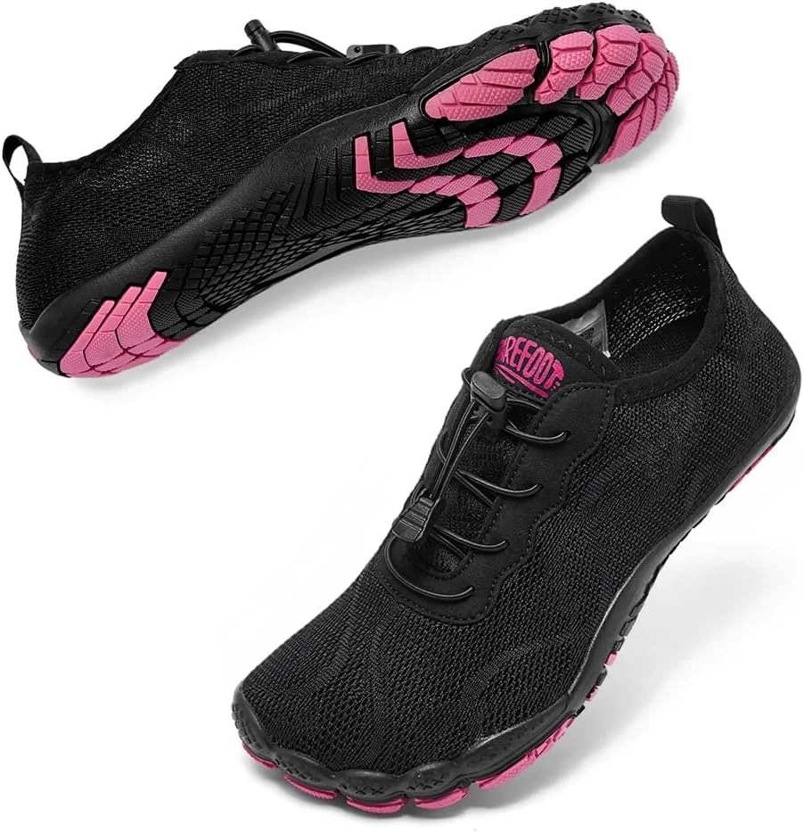کفش آبی زنانه hiitave، خشک‌شونده سریع، حس پابرهنه، مناسب شنا، غواصی، موج‌سواری، ورزش‌های آبی، استخر، ساحل، پیاده‌روی و یوگا