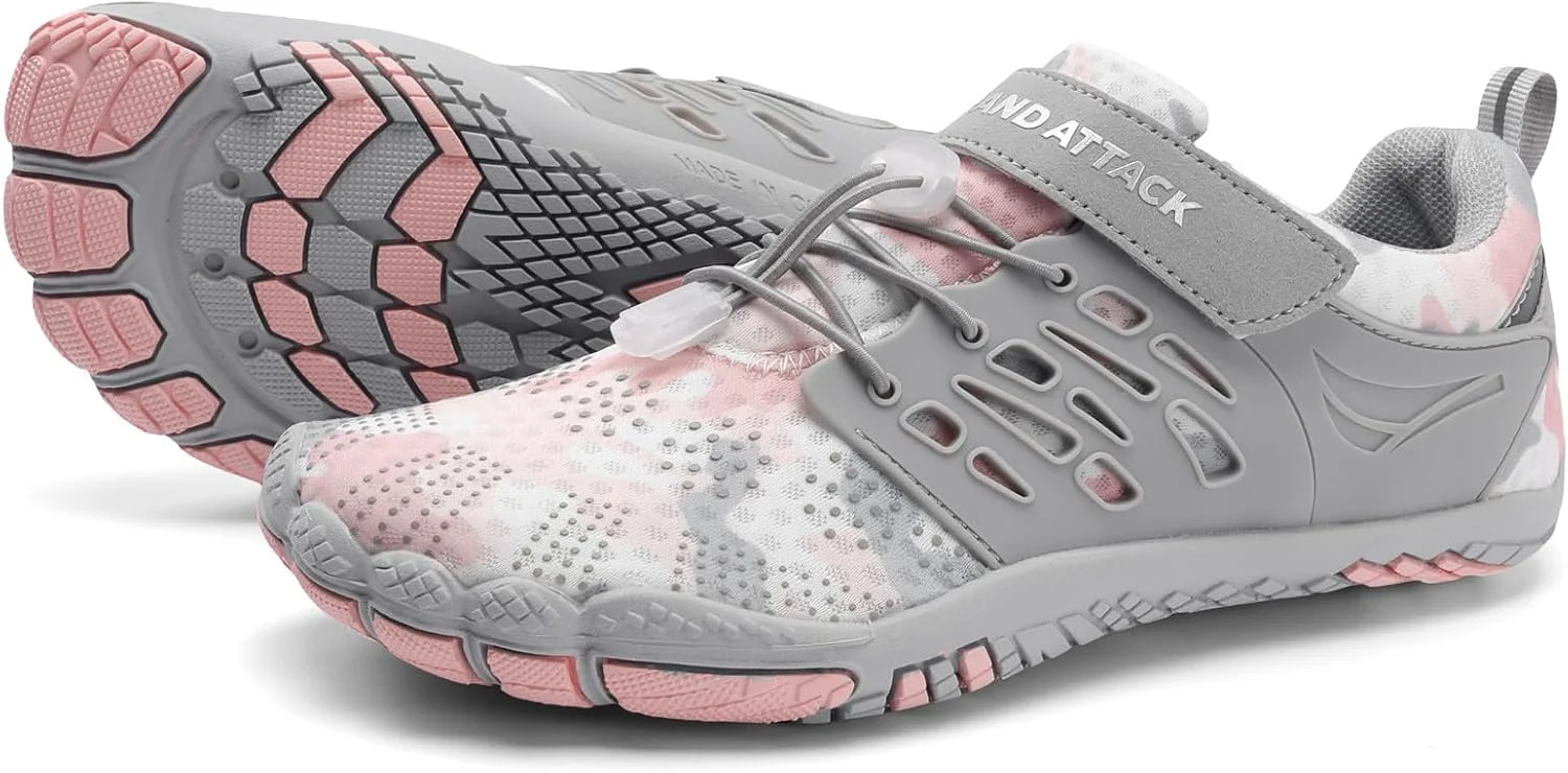 کفش های زنانه گرند اتک، مینیمالیستی و مناسب تمرینات متقاطع | پنجه پهن و زیره صفر برای کشتی، بوکس، وزنه برداری، پیاده روی، تناسب اندام، دویدن در مسیر، کفش های ورزشی، تمرینات باشگاهی