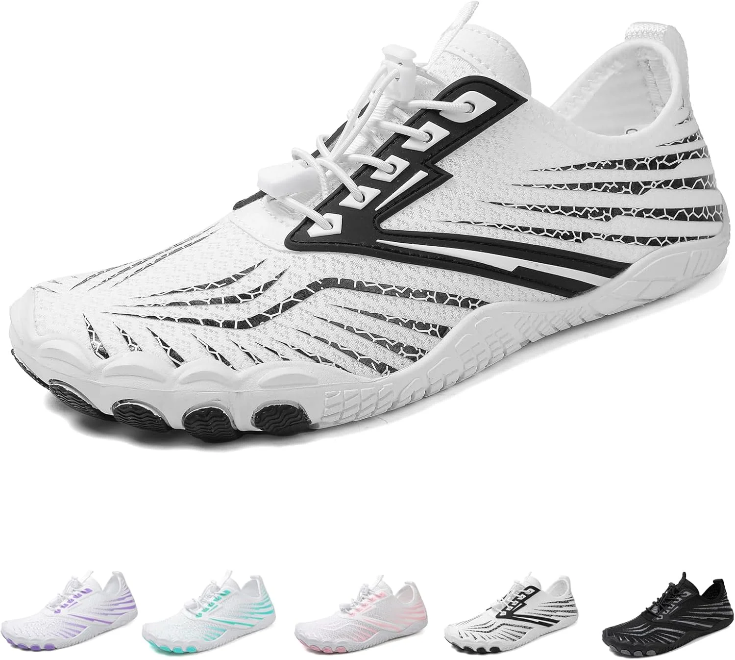 کفش های پیاده روی GFDIA Hike زنانه مردانه، کفش های مینیمالیستی پنجه پهن ضد لغزش، کفش های ورزشی ضد آب ساحلی برای پیاده روی در آب