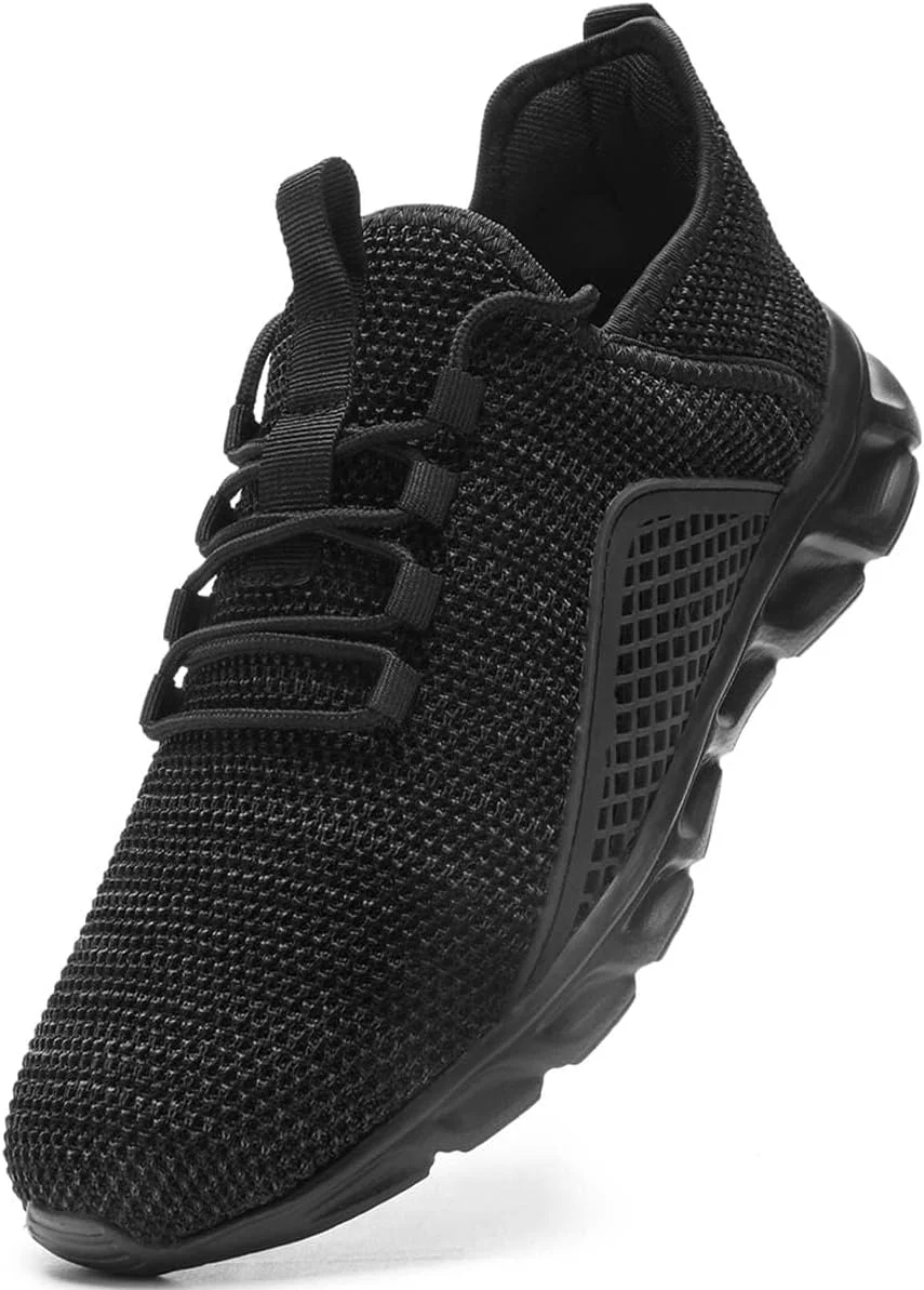 کفش پیاده روی زنانه EGMPDA، کفش ورزشی لغزنده، کفش دویدن، کتانی های سبک وزن و مد روز برای کار، مسافرت، باشگاه و ورزش، B2 مشکی، سایز 8 کفش پیاده روی زنانه EGMPDA، کفش ورزشی لغزنده، کفش دویدن، کتانی های سبک وزن و مد روز برای کار، مسافرت، باشگاه و ورزش، B2 مشکی، سایز 8