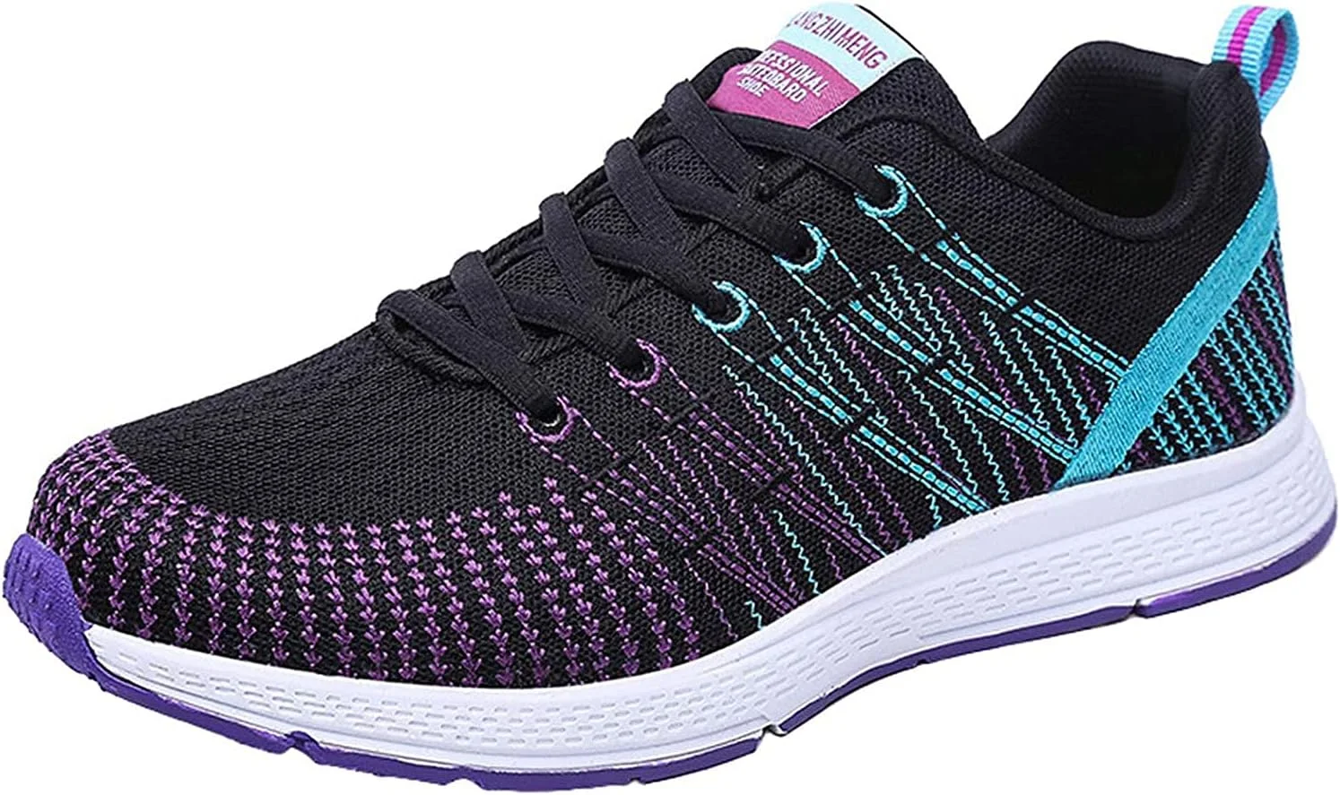 کفش بدمینتون زنانه FJJLOVE، کفش های دویدن ضد لغزش، کفش ورزشی تنیس، کفش پیاده روی ورزشی تنفسی، مشکی، سایز 37 اروپا کفش بدمینتون زنانه FJJLOVE، کفش های دویدن ضد لغزش، کفش ورزشی تنیس، کفش پیاده روی ورزشی تنفسی، مشکی، سایز 37 اروپا