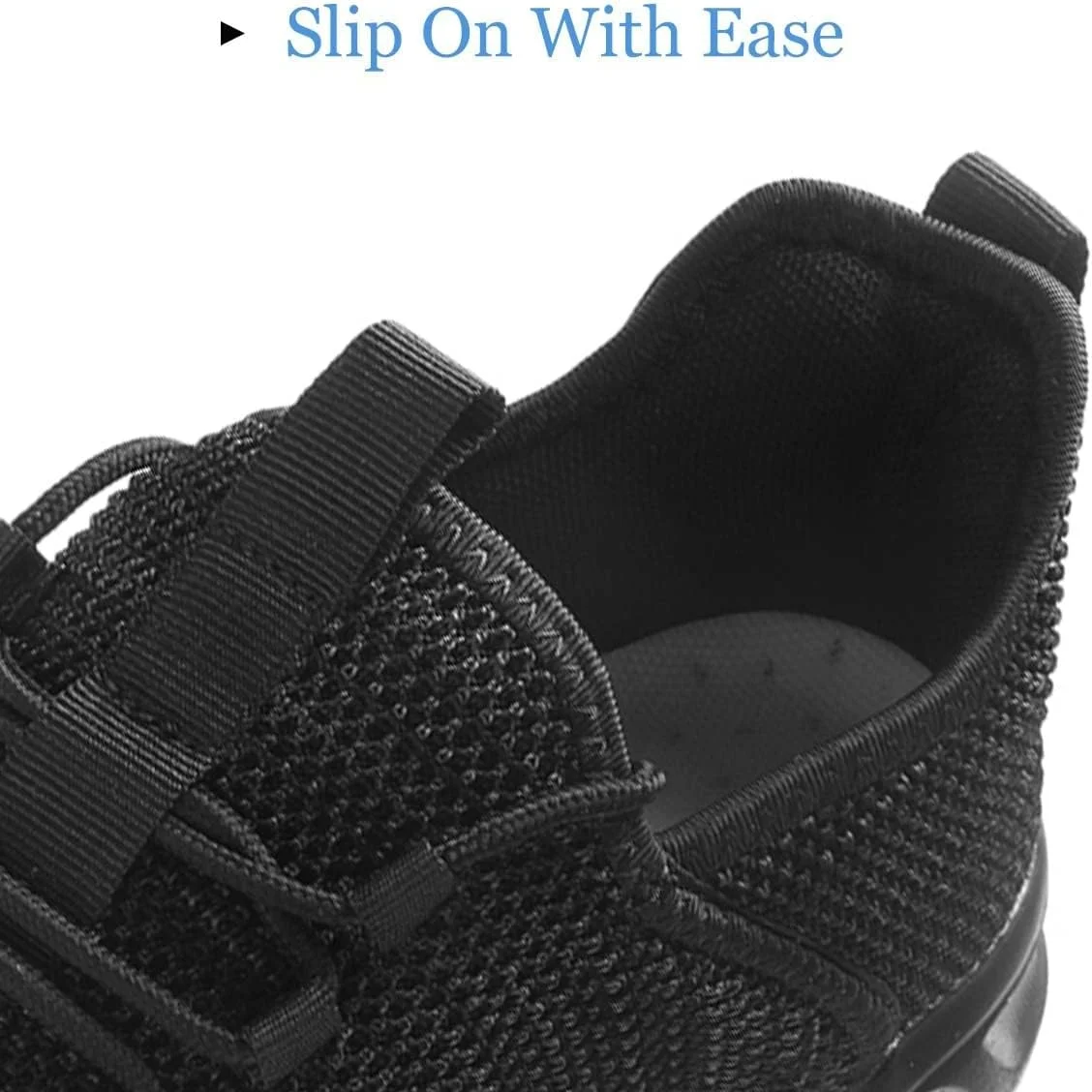 کفش پیاده روی زنانه EGMPDA، کفش ورزشی لغزنده، کفش دویدن، کتانی های سبک وزن و مد روز برای کار، مسافرت، باشگاه و ورزش، B2 مشکی، سایز 8