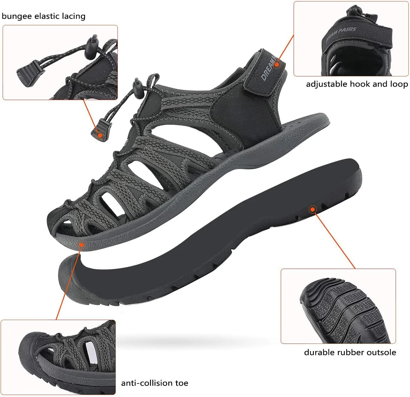 صندل های زنانه دریم پِیرز مدل 160912-W-NEW، مناسب برای ماجراجویی های تابستانی در فضای باز