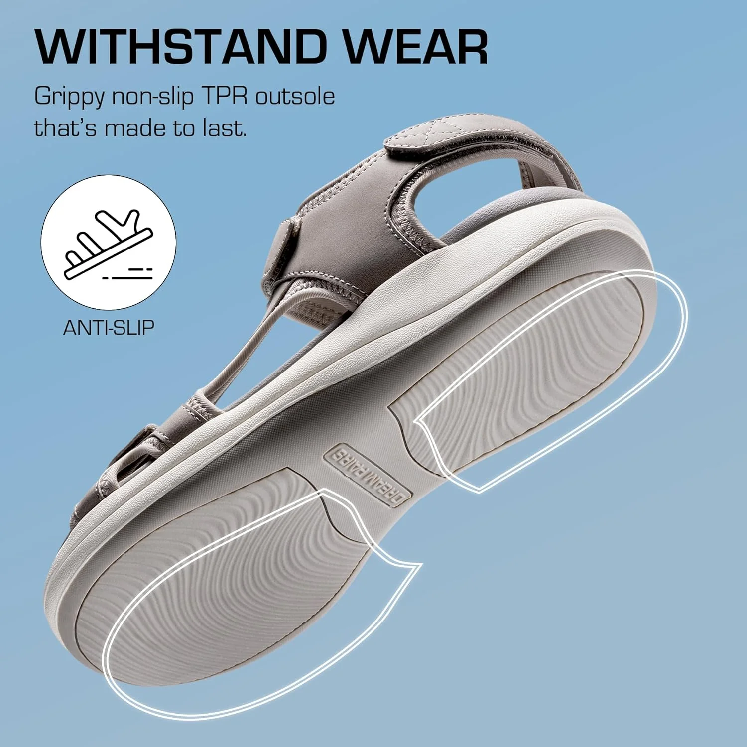 صندل های ورزشی زنانه DREAM PAIRS، صندل های پیاده روی انگشت باز برای زنان