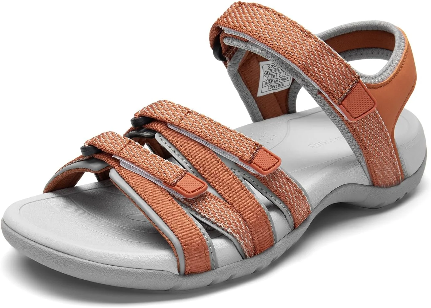 صندل پیاده روی زنانه دریم پِیرز، راحت، با بند چسبی قابل تنظیم، مناسب ورزش، مسافرت، ساحل تابستانی، سبک و مناسب آب صندل پیاده روی زنانه دریم پِیرز، راحت، با بند چسبی قابل تنظیم، مناسب ورزش، مسافرت، ساحل تابستانی، سبک و مناسب آب