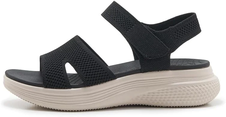 صندل پیاده روی زنانه SilkSerai، صندل های پیاده روی با پشتیبانی از قوس پا با کفی طبی مناسب برای پلانتار فاسیایتی، صندل پلتفرم ورزشی آبی زنانه صندل پیاده روی زنانه SilkSerai، صندل های پیاده روی با پشتیبانی از قوس پا با کفی طبی مناسب برای پلانتار فاسیایتی، صندل پلتفرم ورزشی آبی زنانه