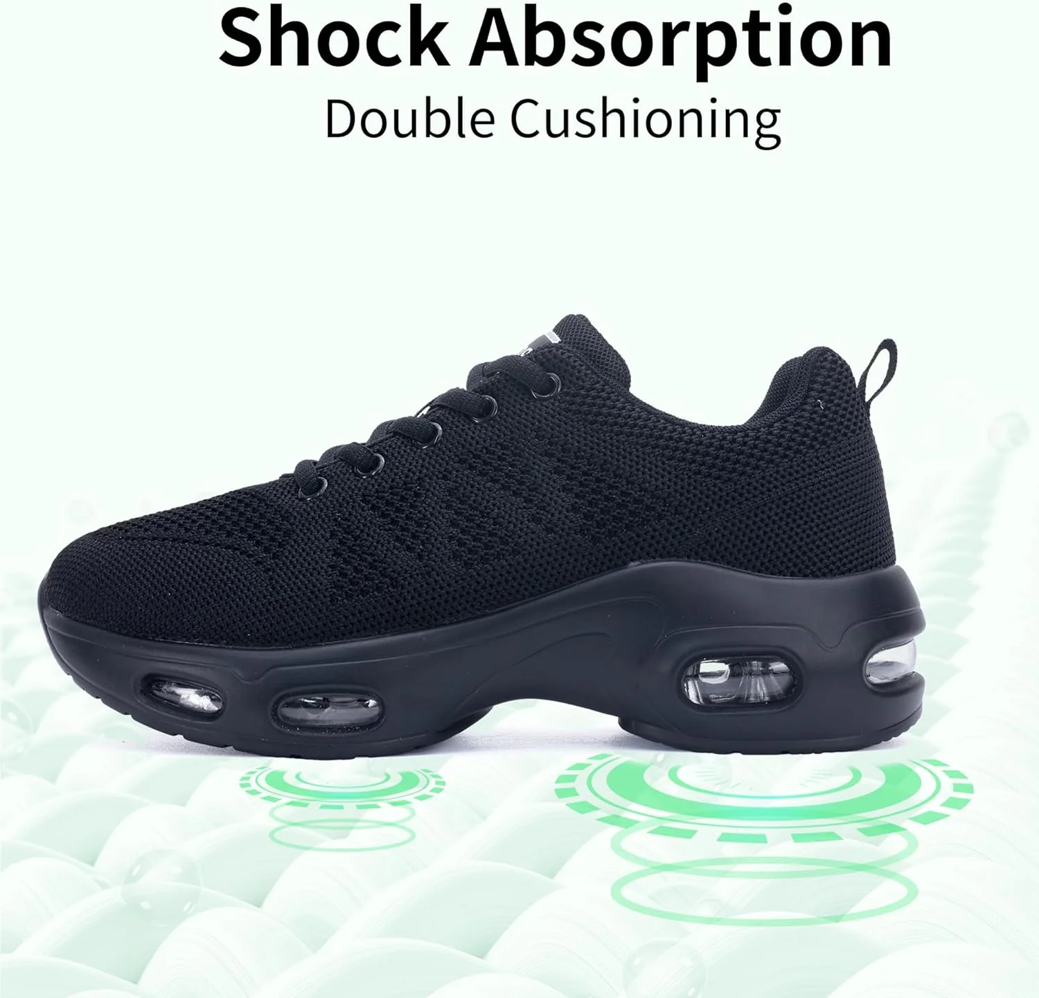 کفش پیاده روی زنانه بدون بند - کفش ورزشی بالشتکی راحت برای راحتی و پشتیبانی از قوس - کفش های دویدن سبک وزن و تنفسی ضد لغزش برای باشگاه و تمرین