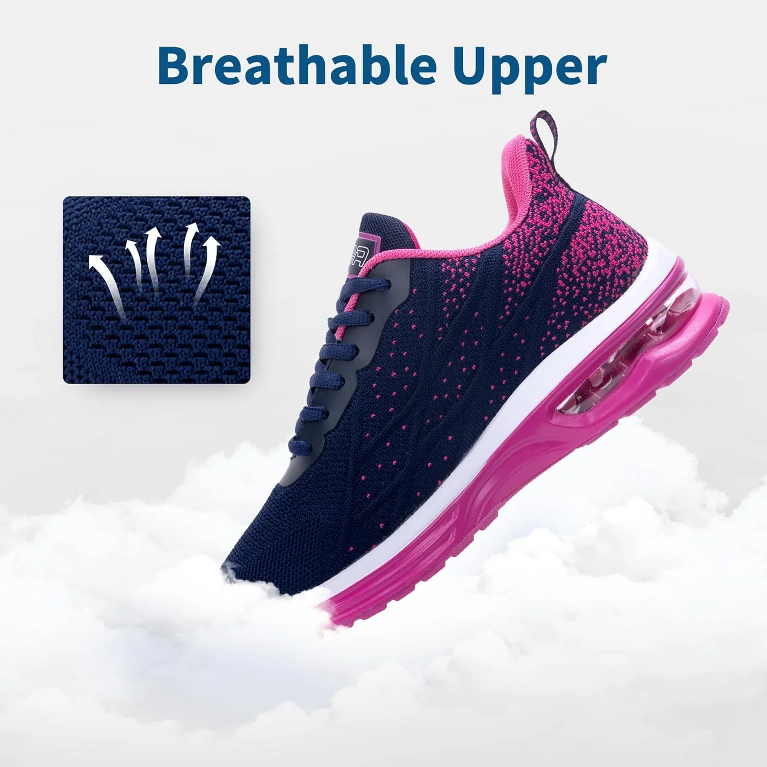 کفش‌های دویدن زنانه N BESUNEW - کفش‌های پیاده‌روی توری تنفسی و ضربه‌گیر برای تناسب اندام در باشگاه، تنیس و استفاده روزانه - کفش‌های ورزشی سبک وزن و راحت برای زنان