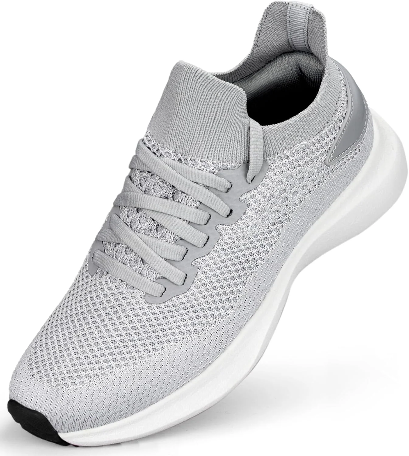 کفش ورزشی زنانه آبوس، مناسب باشگاه، ضد لغزش، سبک و تنفسی، کفش تنیس، کفش پیاده روی توری، تمام خاکستری، سایز 6.5 کفش ورزشی زنانه آبوس، مناسب باشگاه، ضد لغزش، سبک و تنفسی، کفش تنیس، کفش پیاده روی توری، تمام خاکستری، سایز 6.5