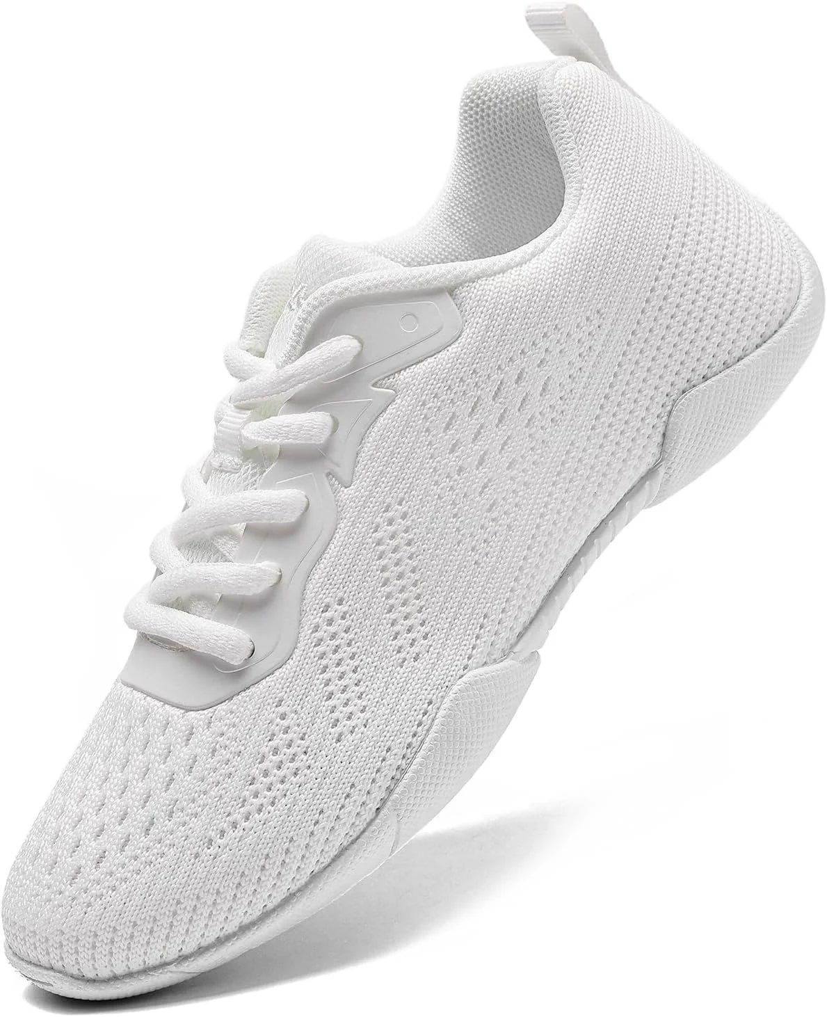 کفش های تشویق کننده لندهایکر زنانه سفید دخترانه، کفش های ورزشی مد روز برای تمرین، کفش های ورزشی جوانان، کفش های تخت رقص