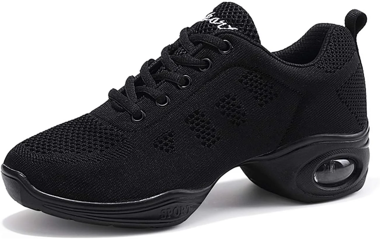 کفش جاز زنانه CERYTHRINA، کفش های رقص مدرن بند دار، کفش های رقص پیاده روی پلتفرم دار