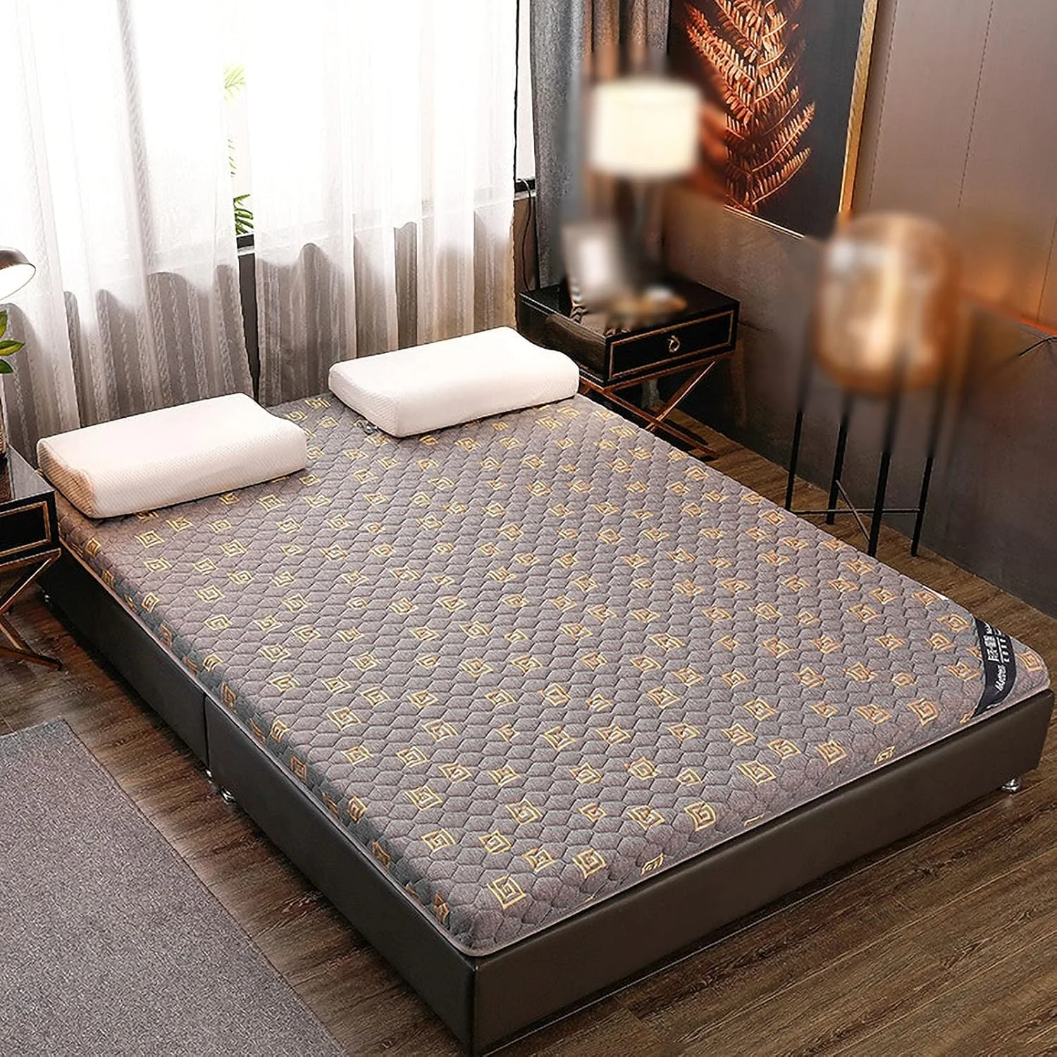 تشک فوتون تاتامی، تشک تاشو تخت خواب قابل حمل برای کمپینگ، پد خواب، تخت استراحت تشک فوتون تاتامی، تشک تاشو تخت خواب قابل حمل برای کمپینگ، پد خواب، تخت استراحت