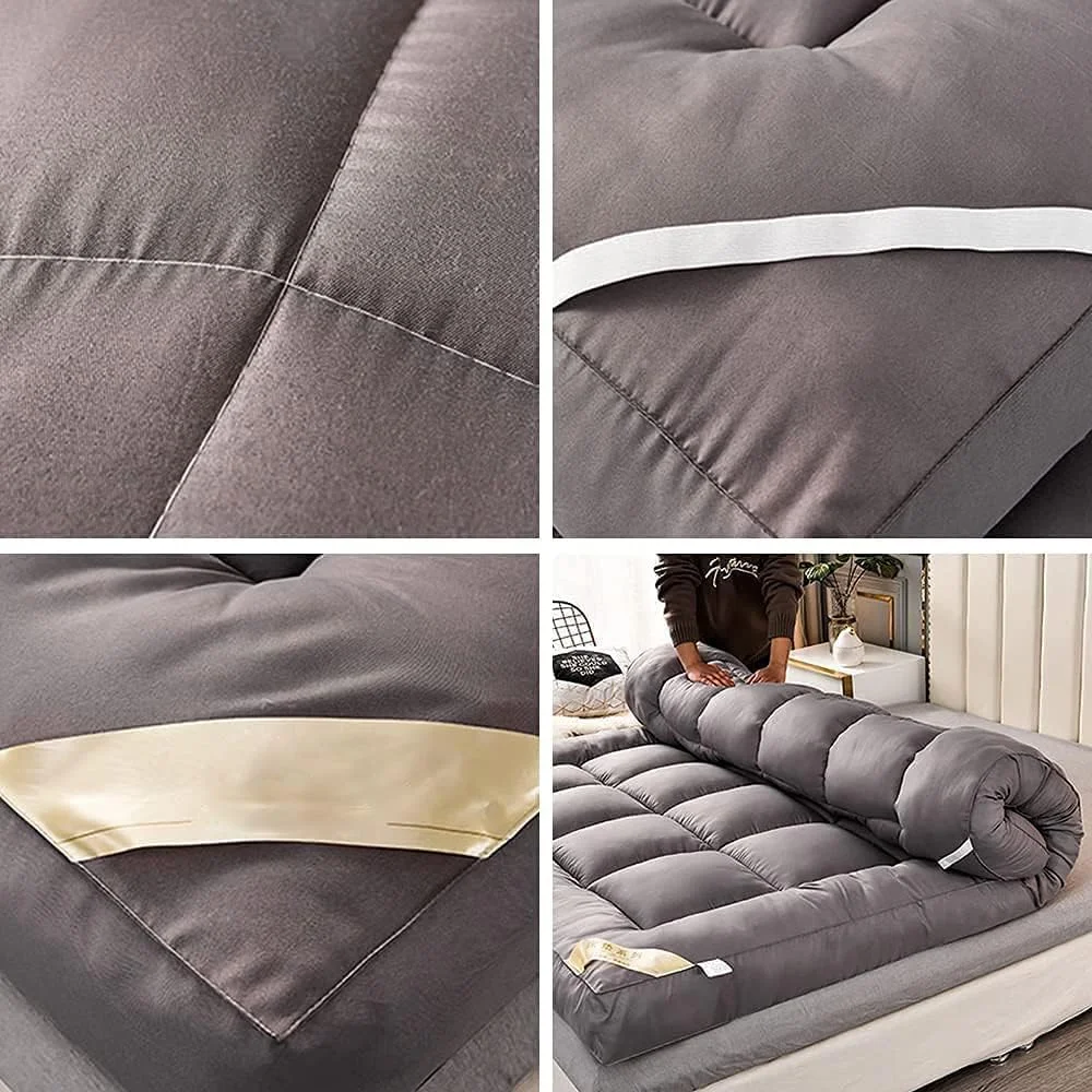 تشک فوتون ضخیم xYzlxtC، تشک خواب تاشو، محافظ تشک نرم و تنفسی، تشک تاتامی مناسب خوابگاه و منزل