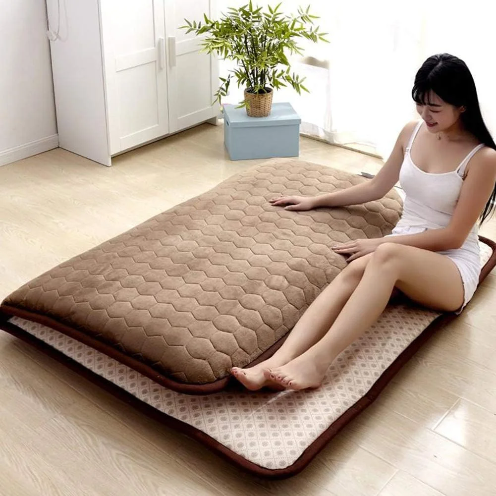 تشک فوتون تاتامی ضخیم خواب KSZJSD، تشک تاتامی ضد آب و تنفسی تخت ژاپنی رول تاشو پد تشک تخت خوابگاهی، 180 * 200 سانتی متر
