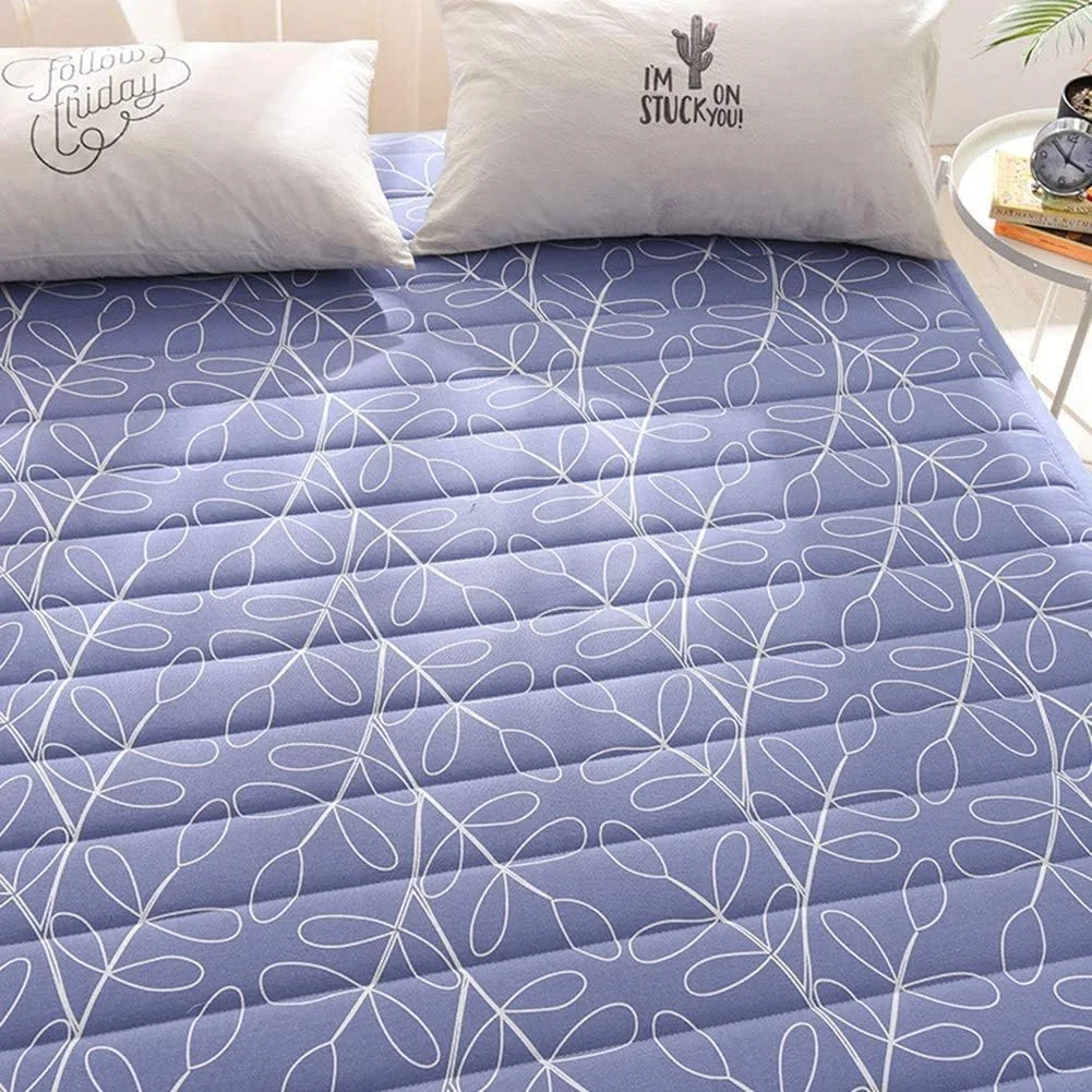 تشک تاشو خوابگاهی دانشجویی KSZJSD، پد ضخیم قابل حمل تاتامی تشک کف برای کمپینگ خانگی، تخت مسافرتی تاشو، آبی، 180 * 200 سانتی متر