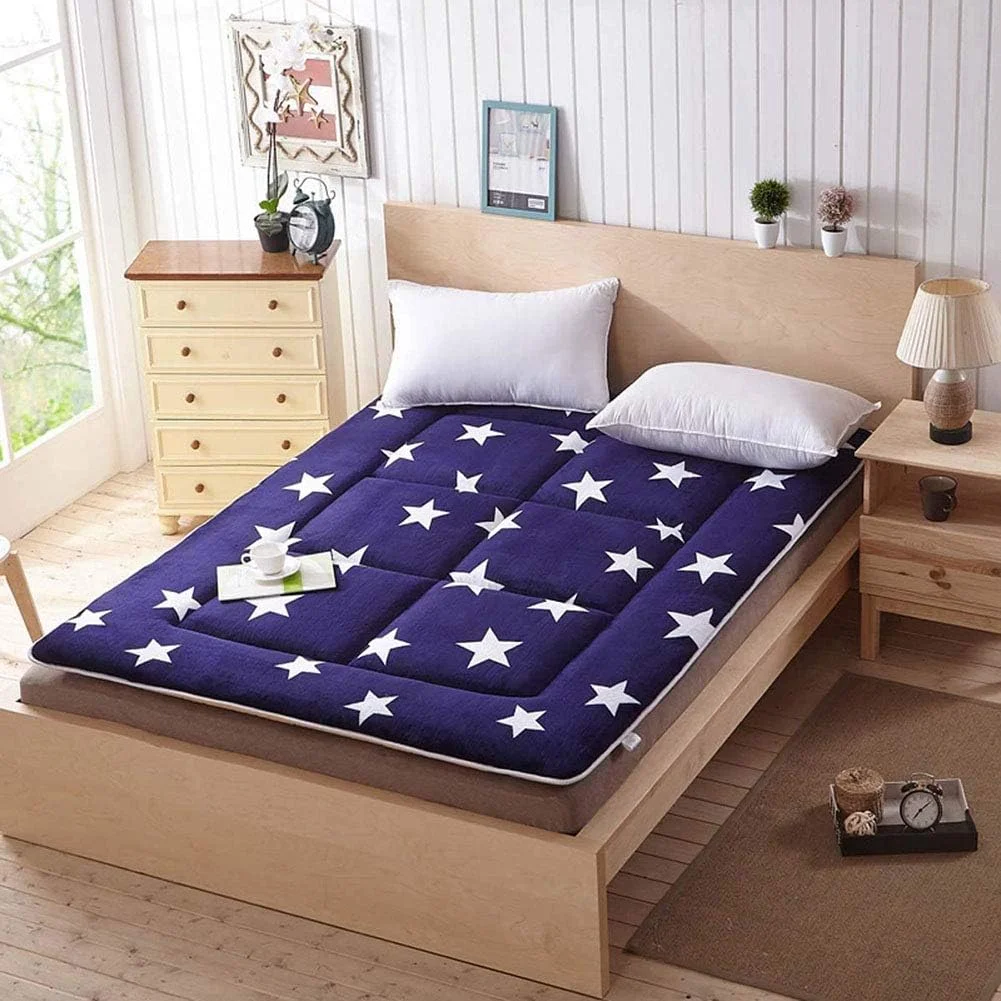 تشک فوتون KSZJSDFuton، تشک کف ژاپنی ضخیم تاتامی، تشک خواب تاشو، تشک بادوام و قابل تنفس، a، 90 * 200 سانتی متر