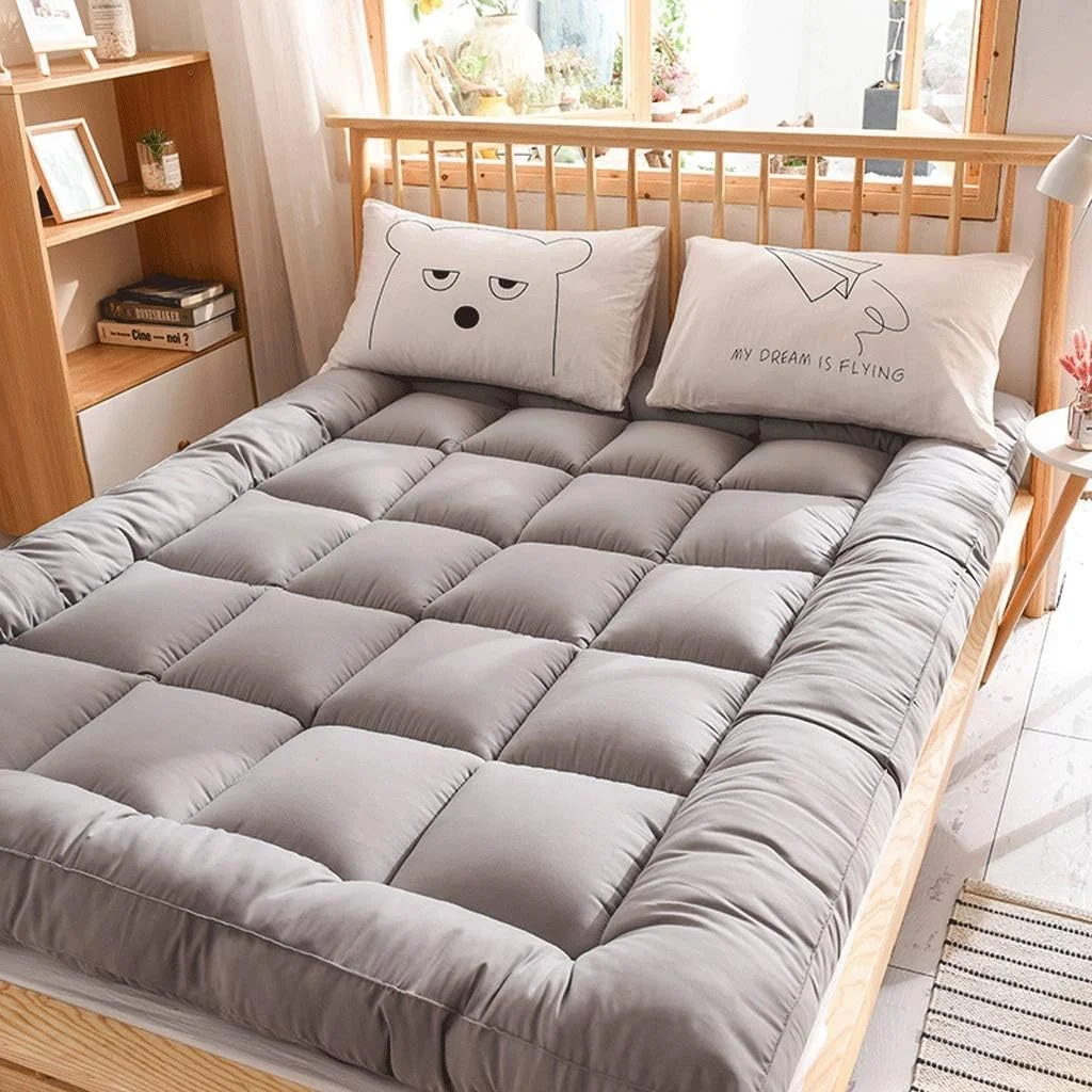 تشک خواب تاتامی ضخیم 10 سانتی متری به سبک ژاپنی، تشک تاشو و قابل حمل، مناسب خوابگاه دخترانه و پسرانه، تشک تخت خواب، کاناپه و مبل تختخواب شو