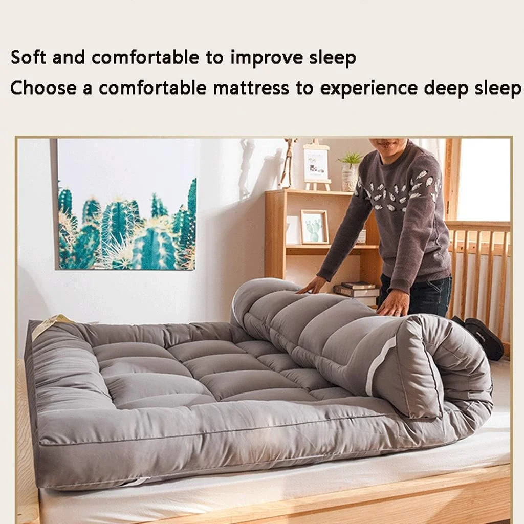 تشک خواب تاتامی ضخیم 10 سانتی متری به سبک ژاپنی XRTLYH، پد خواب تاتامی تاشو، تشک رولی، تشک خوابگاهی پسرانه دخترانه، پد تشک کودک، مبل و کاناپه تکیه گاه تشک خواب تاتامی ضخیم 10 سانتی متری به سبک ژاپنی XRTLYH، پد خواب تاتامی تاشو، تشک رولی، تشک خوابگاهی پسرانه دخترانه، پد تشک کودک، مبل و کاناپه تکیه گاه