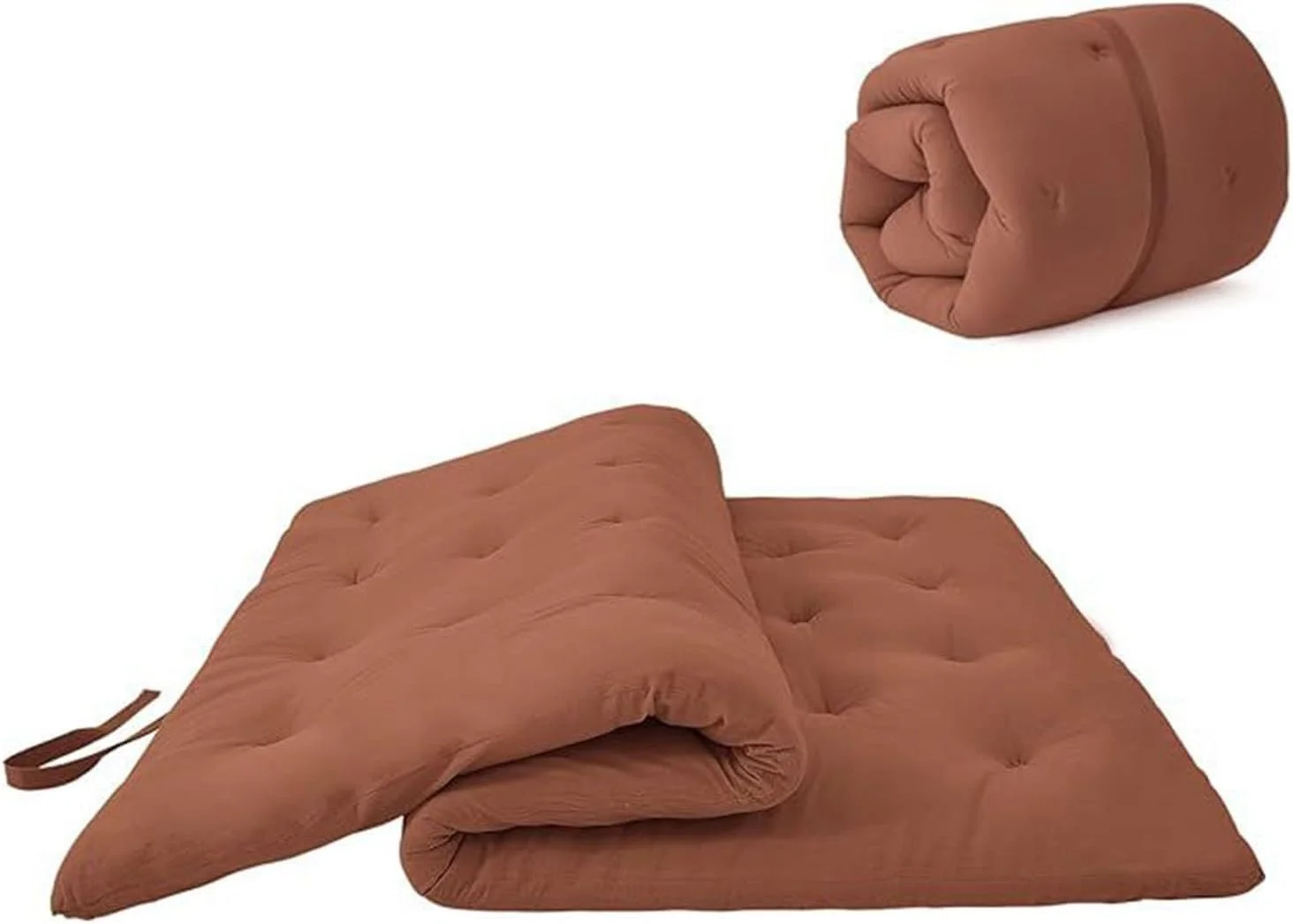 تشک فوتون تاشو سبک ژاپنی، تشک تاتامی قابل حمل، پد خواب رولی، مناسب اتاق مهمان و خوابگاه (قهوه ای، 135 * 200 سانتی متر) تشک فوتون تاشو سبک ژاپنی، تشک تاتامی قابل حمل، پد خواب رولی، مناسب اتاق مهمان و خوابگاه (قهوه ای، 135 * 200 سانتی متر)