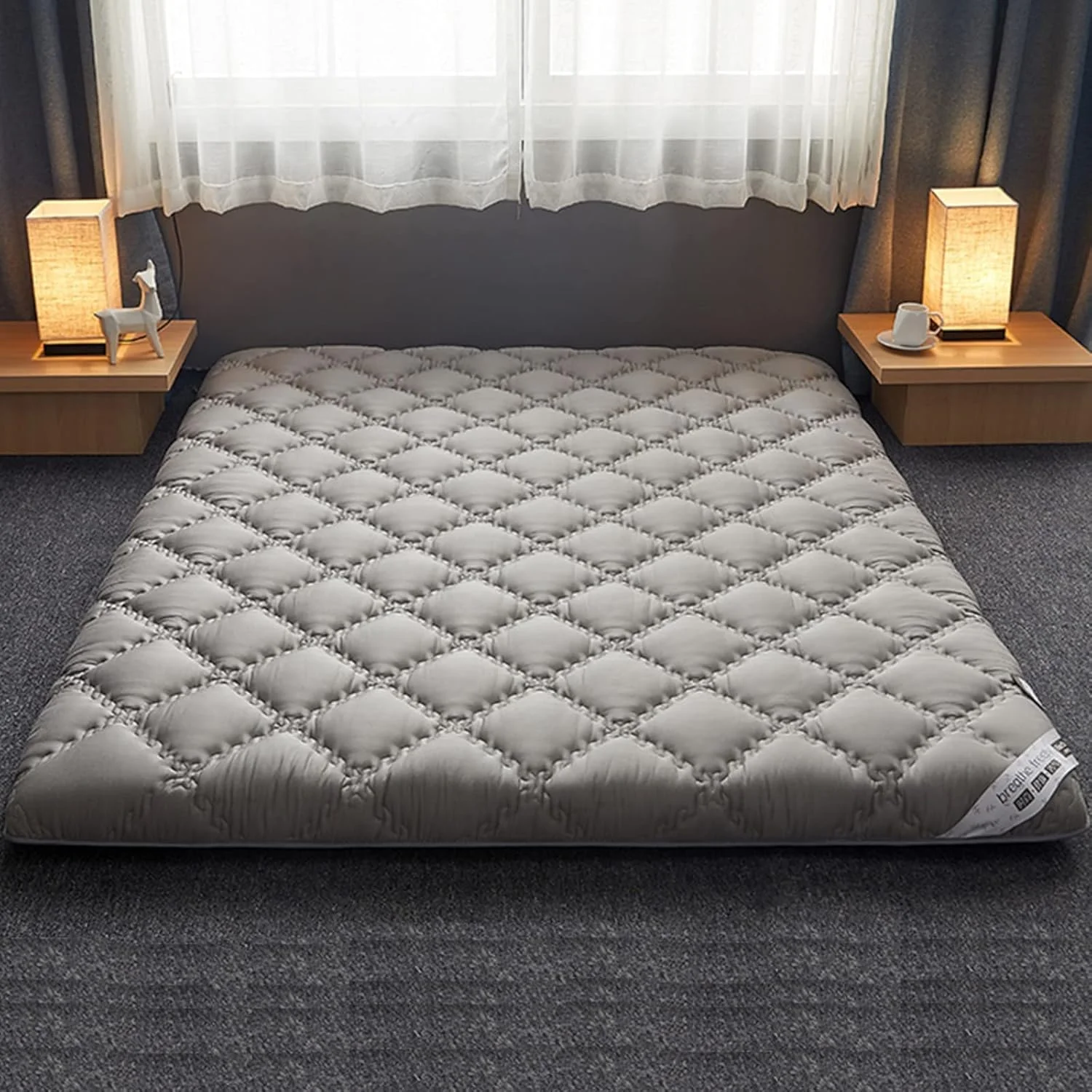 تشک فوتون تاتامی ضخیم ژاپنی، پد خواب تاتامی تاشو، تشک تاتامی قابل حمل برای کمپینگ تشک فوتون تاتامی ضخیم ژاپنی، پد خواب تاتامی تاشو، تشک تاتامی قابل حمل برای کمپینگ