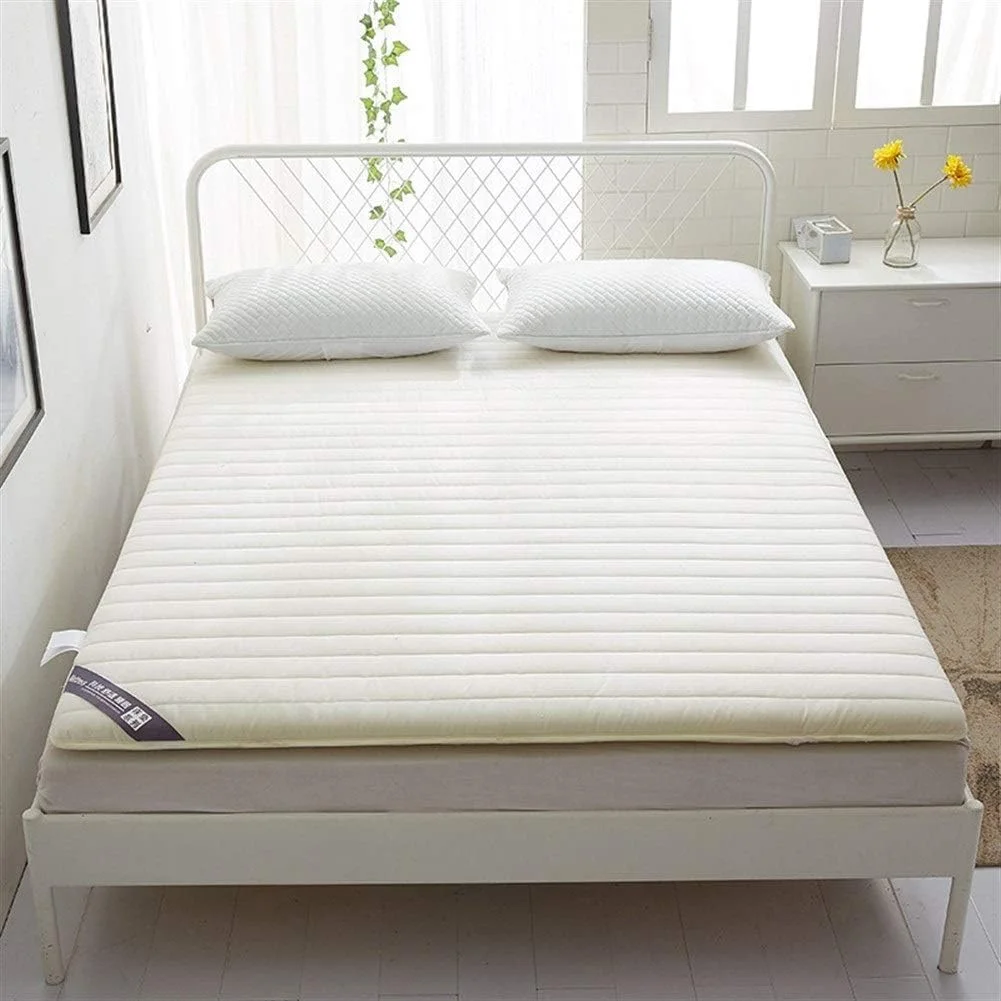 تشک فوتون ژاپنی، تشک تاتامی تاشو ضخیم و راحت و قابل تنفس برای کمپینگ، اتاق نشیمن، خوابگاه (رنگ: سفید، اندازه: کوئین: 150x200 سانتی متر) تشک فوتون ژاپنی، تشک تاتامی تاشو ضخیم و راحت و قابل تنفس برای کمپینگ، اتاق نشیمن، خوابگاه (رنگ: سفید، اندازه: کوئین: 150x200 سانتی متر)