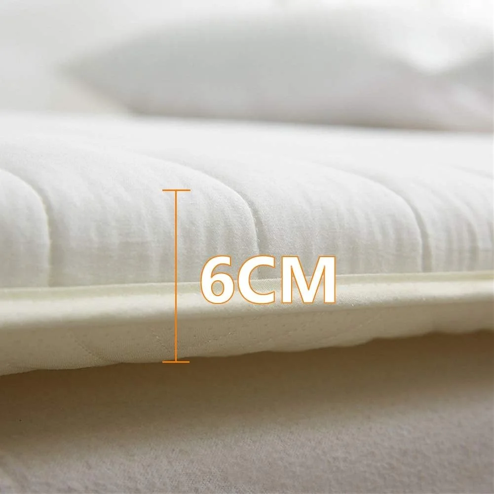 تشک فوتون ژاپنی، تشک تاتامی تاشو ضخیم و راحت و قابل تنفس برای کمپینگ، اتاق نشیمن، خوابگاه (رنگ: سفید، اندازه: کوئین: 150x200 سانتی متر) تشک فوتون ژاپنی، تشک تاتامی تاشو ضخیم و راحت و قابل تنفس برای کمپینگ، اتاق نشیمن، خوابگاه (رنگ: سفید، اندازه: کوئین: 150x200 سانتی متر)