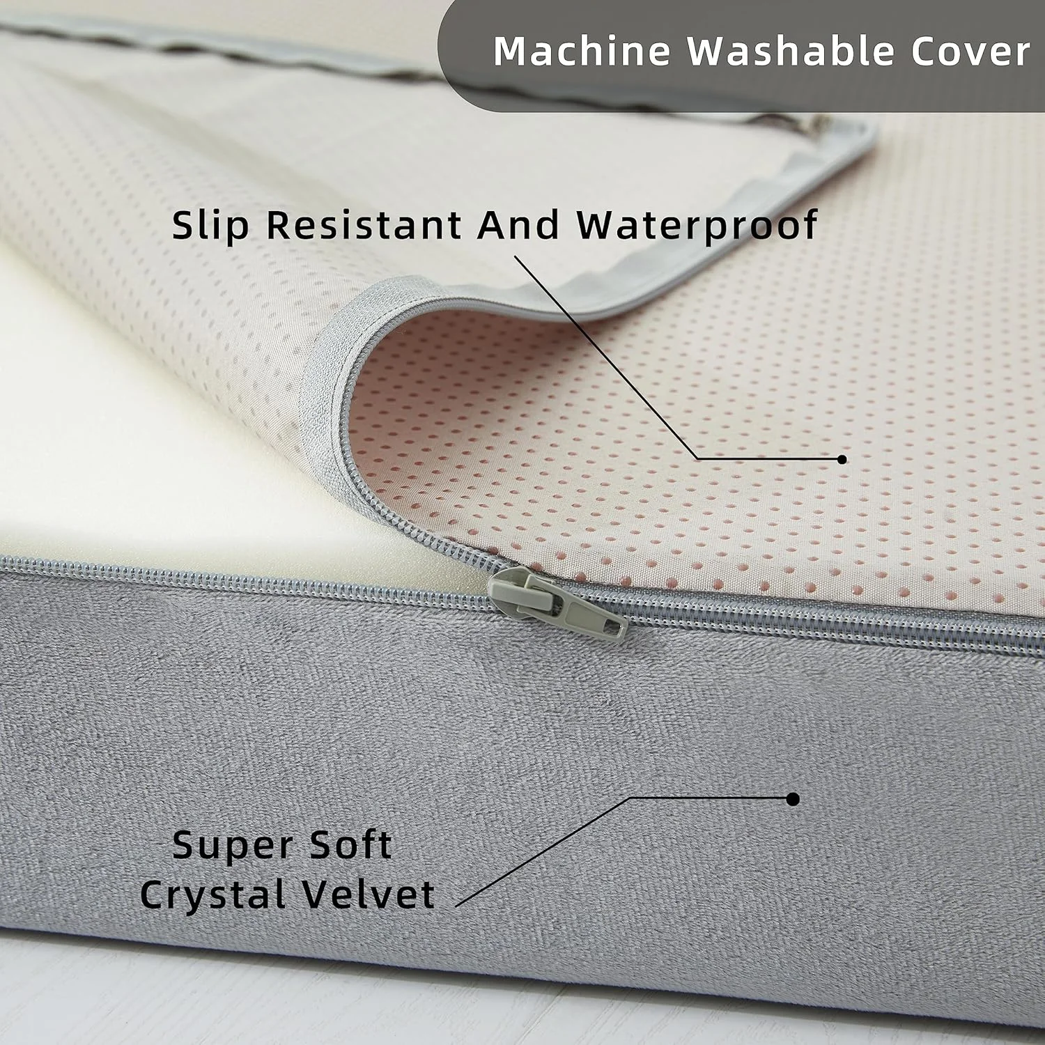 تشک تاشو فوم مموری جامدوک، 75 در 30 در 4 اینچ، تشک سه لایه، سایز تختخواب تاشو، روکش مخمل کریستالی قابل شستشو در ماشین لباسشویی، تشک تاشو روی زمین، تخت مهمان برای بزرگسالان، زیرانداز کمپینگ تشک تاشو فوم مموری جامدوک، 75 در 30 در 4 اینچ، تشک سه لایه، سایز تختخواب تاشو، روکش مخمل کریستالی قابل شستشو در ماشین لباسشویی، تشک تاشو روی زمین، تخت مهمان برای بزرگسالان، زیرانداز کمپینگ
