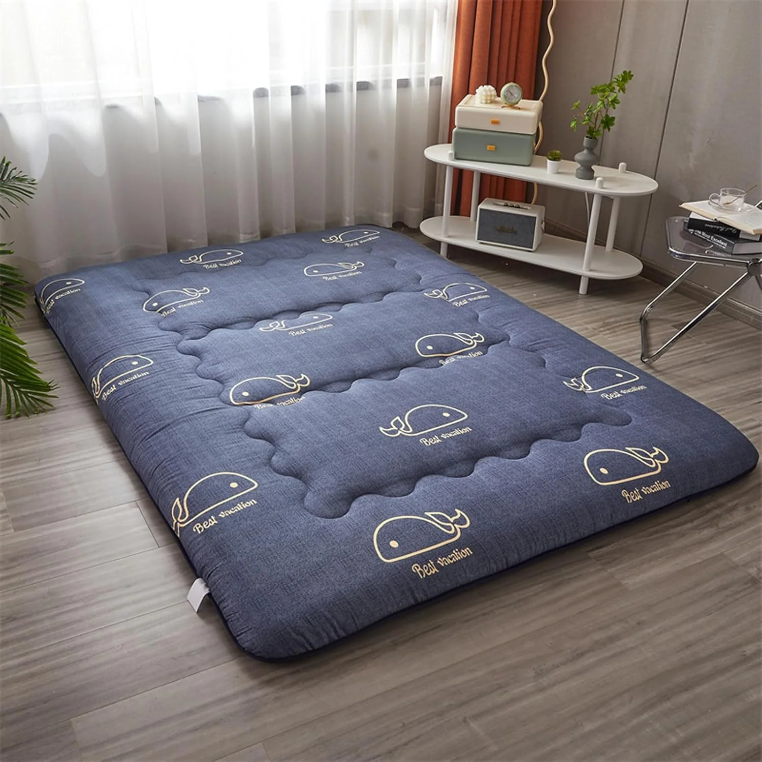 تشک تاشو ژاپنی فوتون دو نفره، زیرانداز نرم تاتامی لحافی، ضد لغزش و تنفسی، برای خوابگاه منزل، تشک فوتون-F-1 * 2m (39 * 78 اینچ) تشک تاشو ژاپنی فوتون دو نفره، زیرانداز نرم تاتامی لحافی، ضد لغزش و تنفسی، برای خوابگاه منزل، تشک فوتون-F-1 * 2m (39 * 78 اینچ)