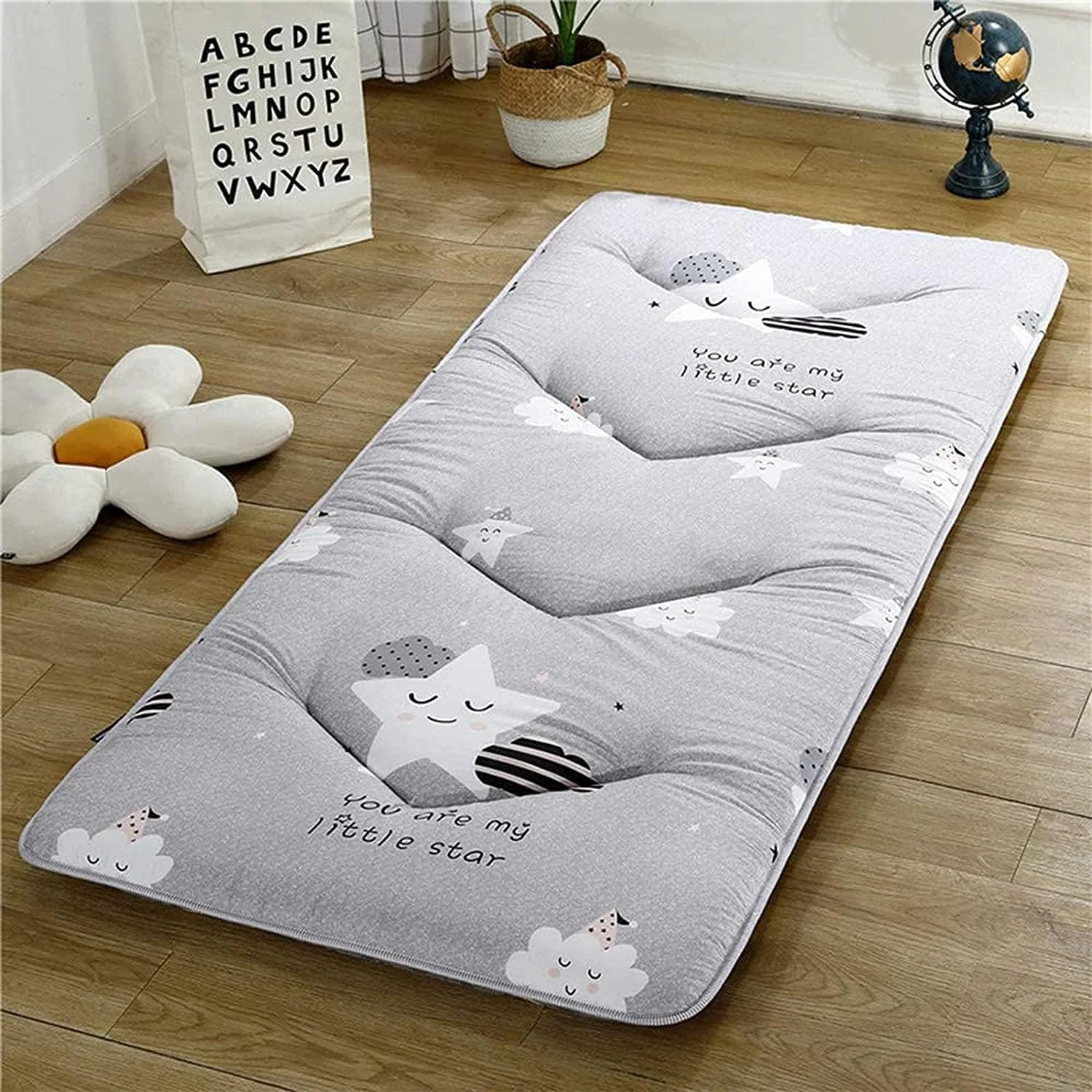 تشک زمینی HZGLPX، روکش تشک دوقلو، روکش تشک تاتامی قابل حمل، پد خواب نرم و ضخیم تاتامی، تختخواب مهمان جمع شونده تشک زمینی HZGLPX، روکش تشک دوقلو، روکش تشک تاتامی قابل حمل، پد خواب نرم و ضخیم تاتامی، تختخواب مهمان جمع شونده