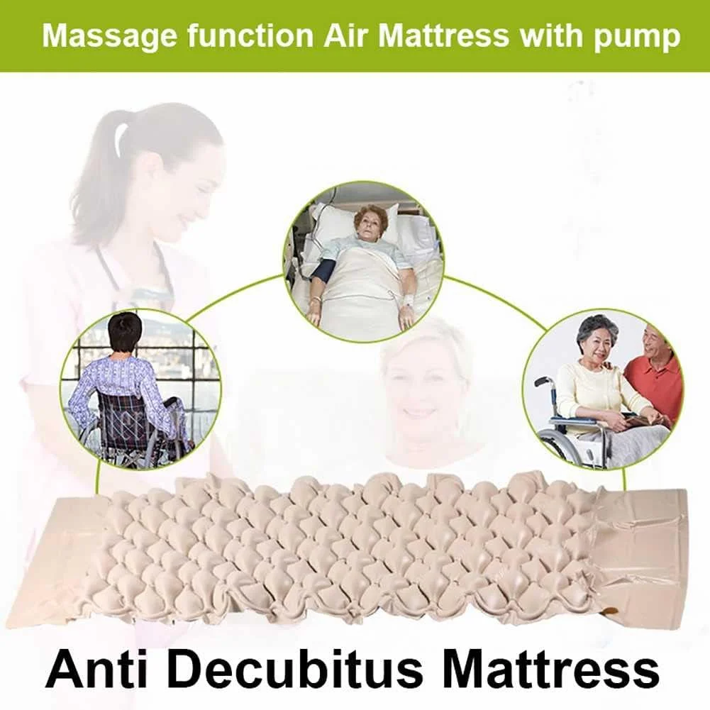 تشک مواج برقی HRTLSS JJDM با پمپ برقی، تشک بادی برای تخت بیمارستانی، پد تشک ضد زخم بستر و پیشگیری از زخم بستر، برای سالمندان، افراد مسن، بیماران بستری DIY تشک مواج برقی HRTLSS JJDM با پمپ برقی، تشک بادی برای تخت بیمارستانی، پد تشک ضد زخم بستر و پیشگیری از زخم بستر، برای سالمندان، افراد مسن، بیماران بستری DIY