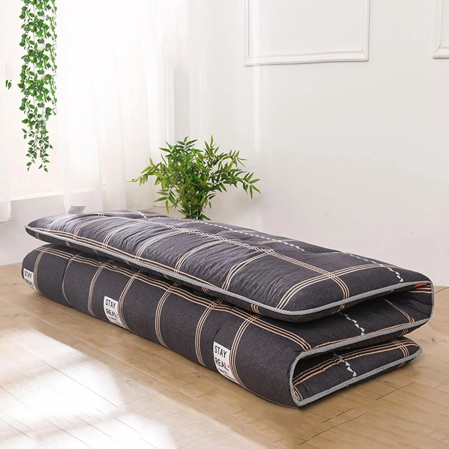 تشک فوتون ژاپنی با ضخامت 10 سانتی متر، تشک تاتامی، زیرانداز نرم، کوسن تاشو، پد خواب تنبل خانگی، تشک پنبه ای اتاق خواب تشک فوتون ژاپنی با ضخامت 10 سانتی متر، تشک تاتامی، زیرانداز نرم، کوسن تاشو، پد خواب تنبل خانگی، تشک پنبه ای اتاق خواب