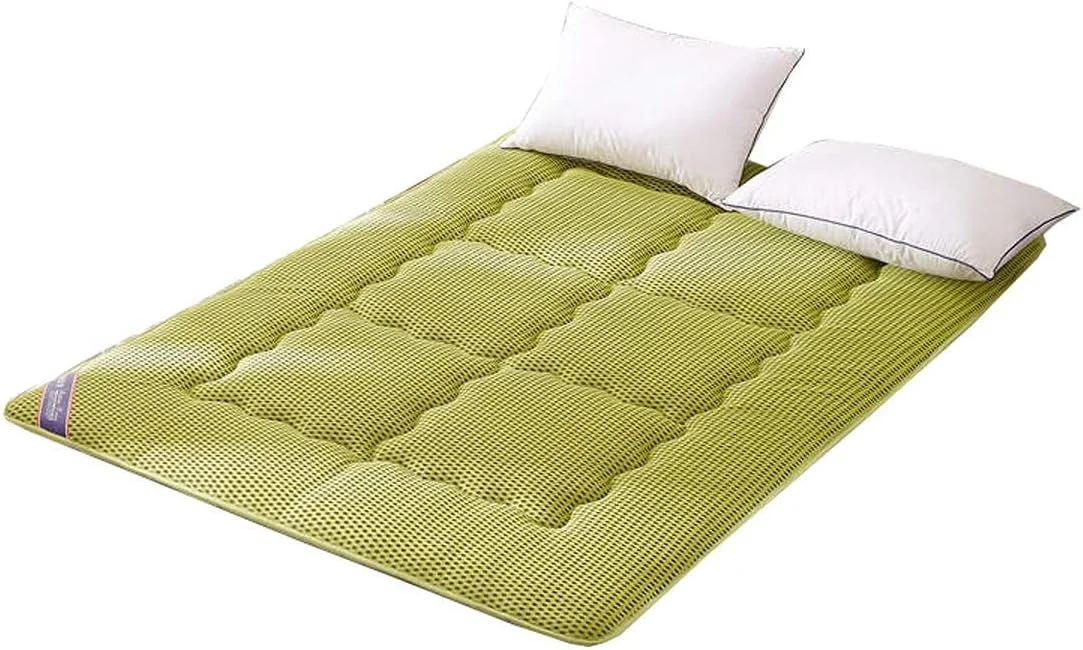 تشک تاشو لحافی ضد حساسیت HXCQHW برای فوتون، پد تشک تاتامی، تشک تاتامی، رول تخت، کوسن تاشو رولی، سبز، 120 * 200 سانتی متر تشک تاشو لحافی ضد حساسیت HXCQHW برای فوتون، پد تشک تاتامی، تشک تاتامی، رول تخت، کوسن تاشو رولی، سبز، 120 * 200 سانتی متر